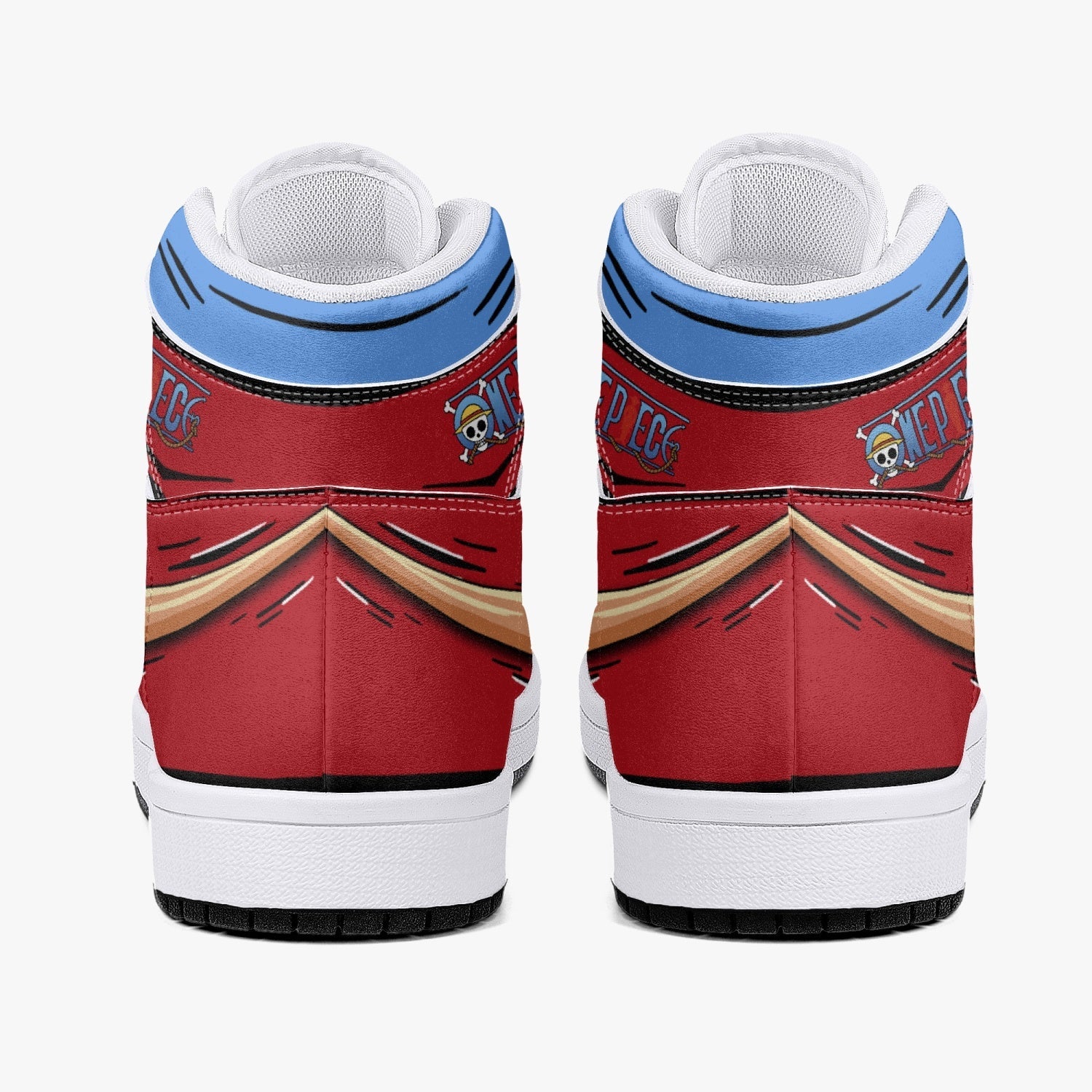 Monkey D. Luffy Fist One Piece Mid 1 Basketball Shoes