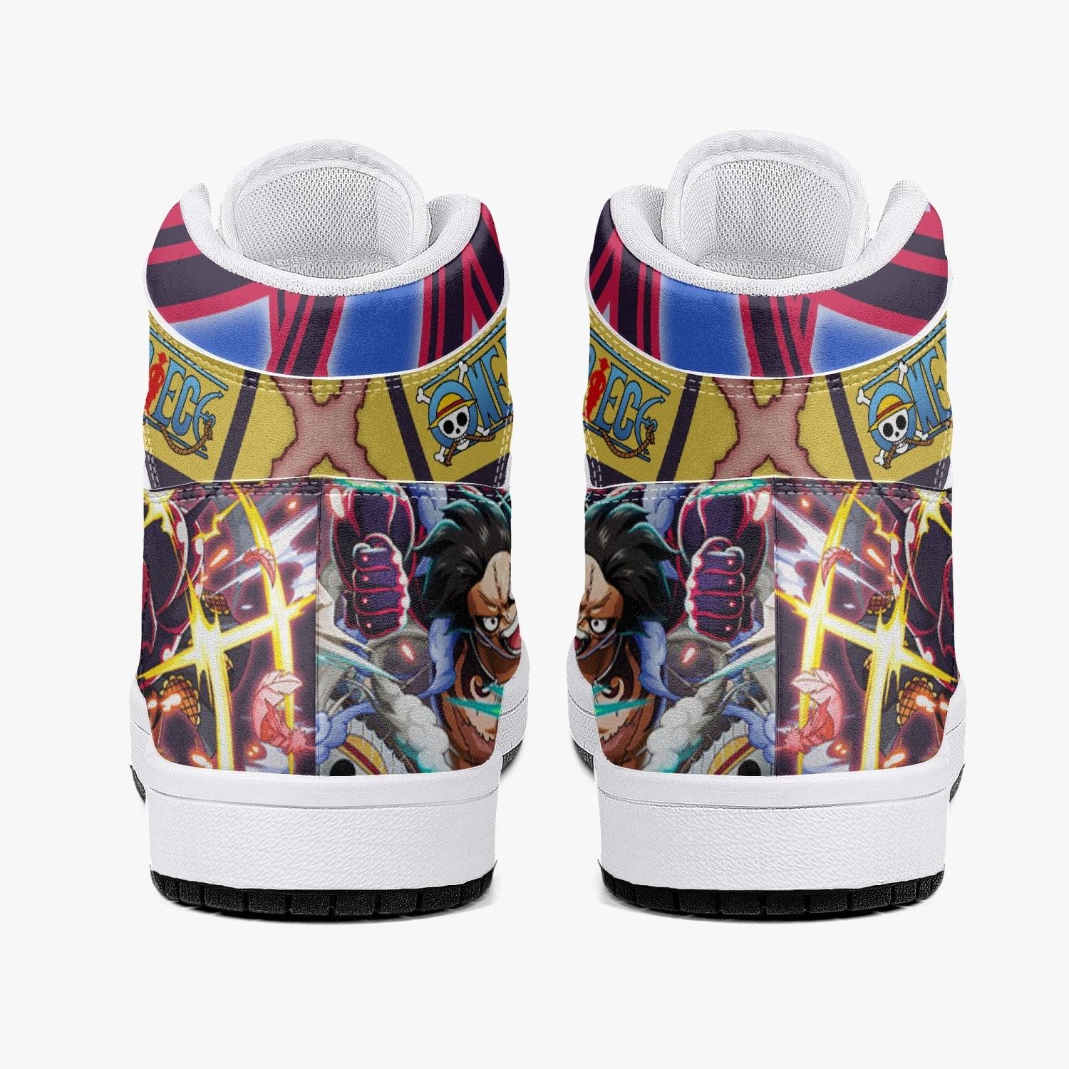 Monkey D. Luffy Gear 4th Bound Man One Piece Mid 1 Basketball Shoes