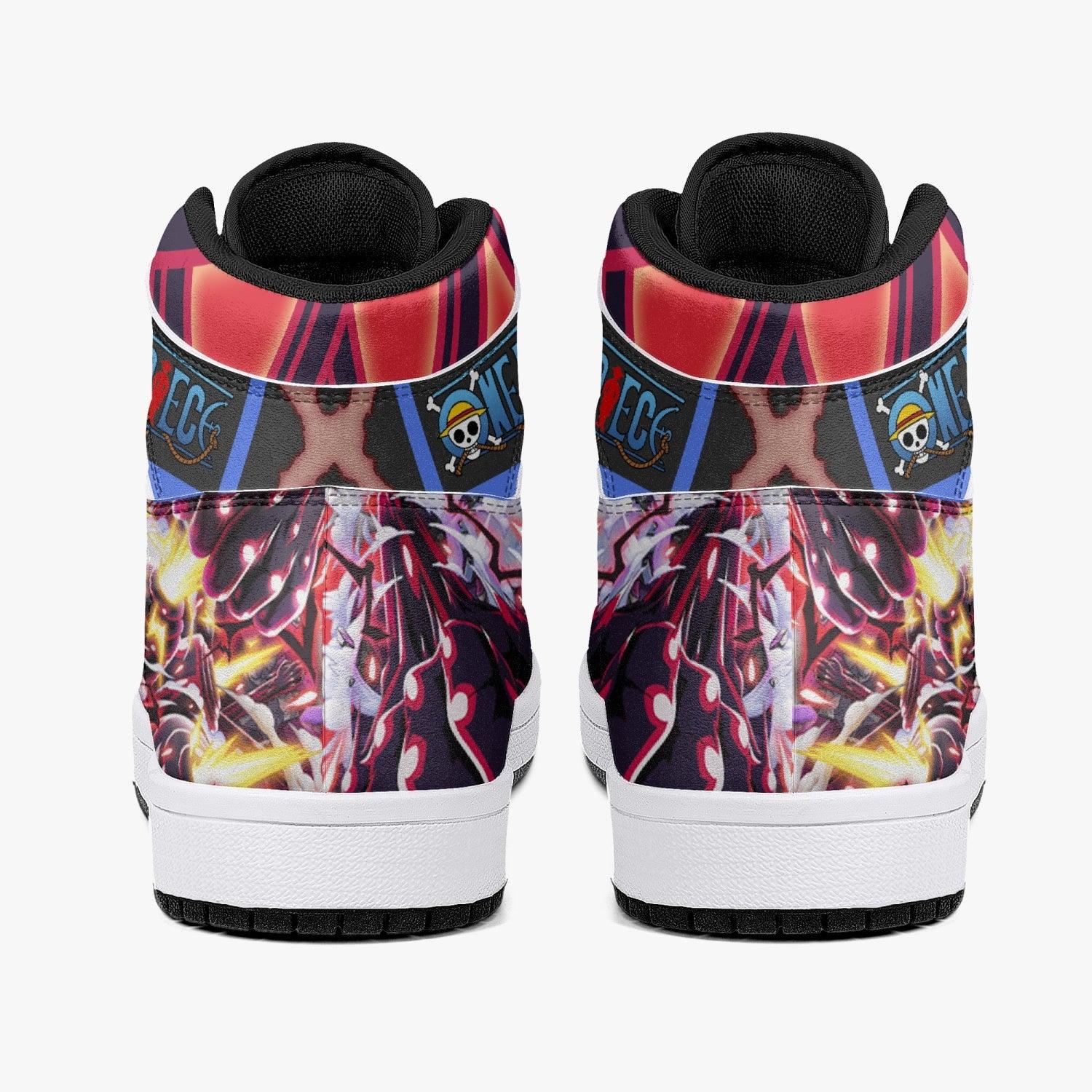 Monkey D. Luffy Gear 4th Snake Man One Piece Mid 1 Basketball Shoes
