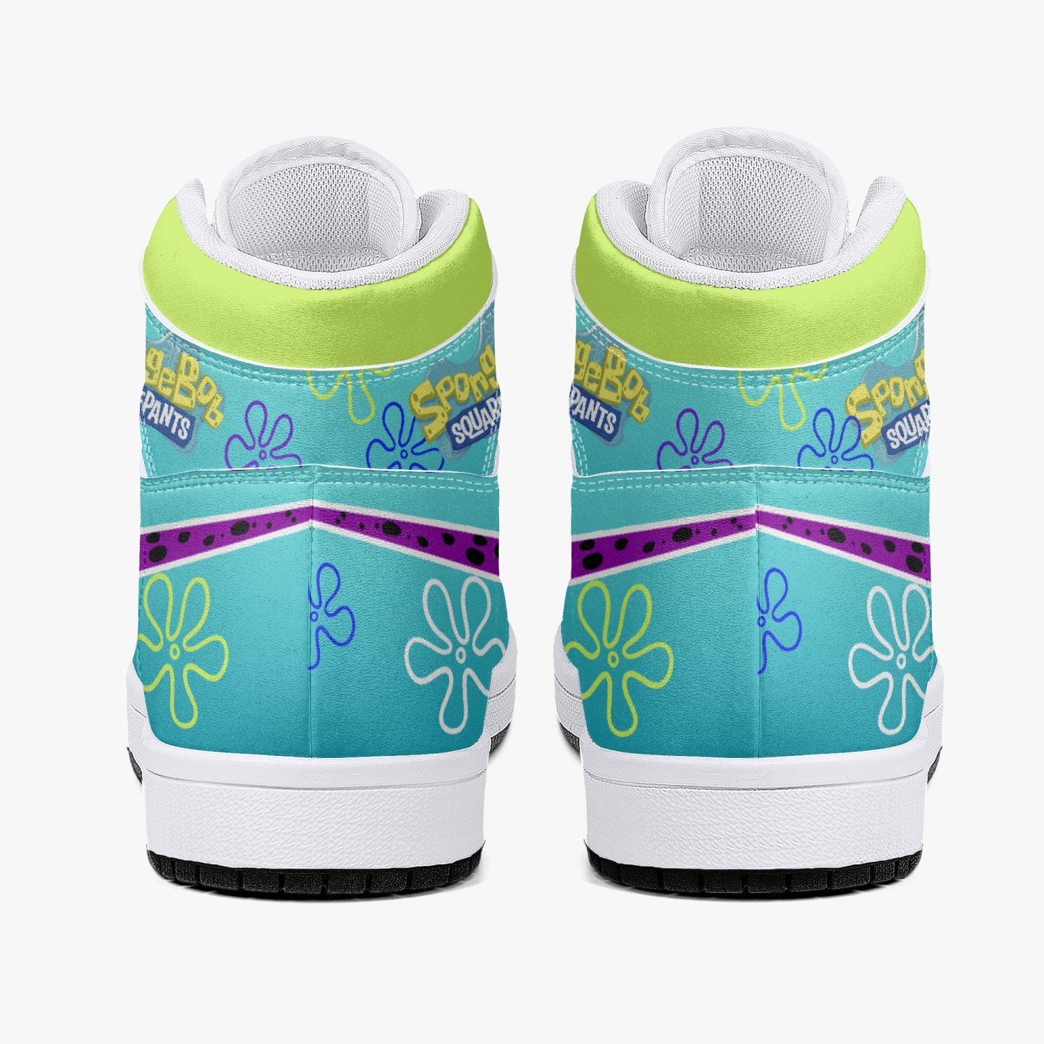 Mr. Squidward Q Tentacles SpongeBob Mid 1 Basketball Shoes