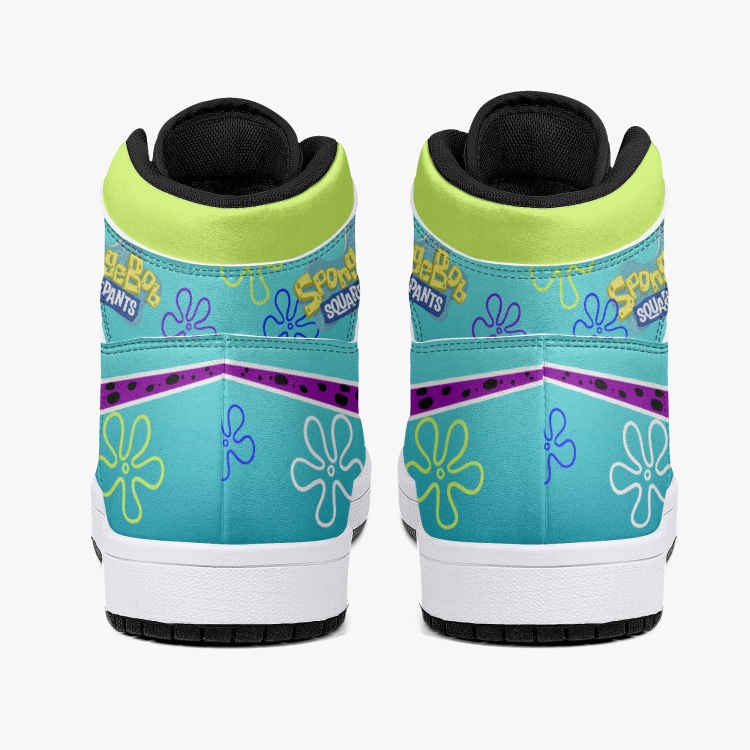Mr. Squidward Q Tentacles SpongeBob Mid 1 Basketball Shoes