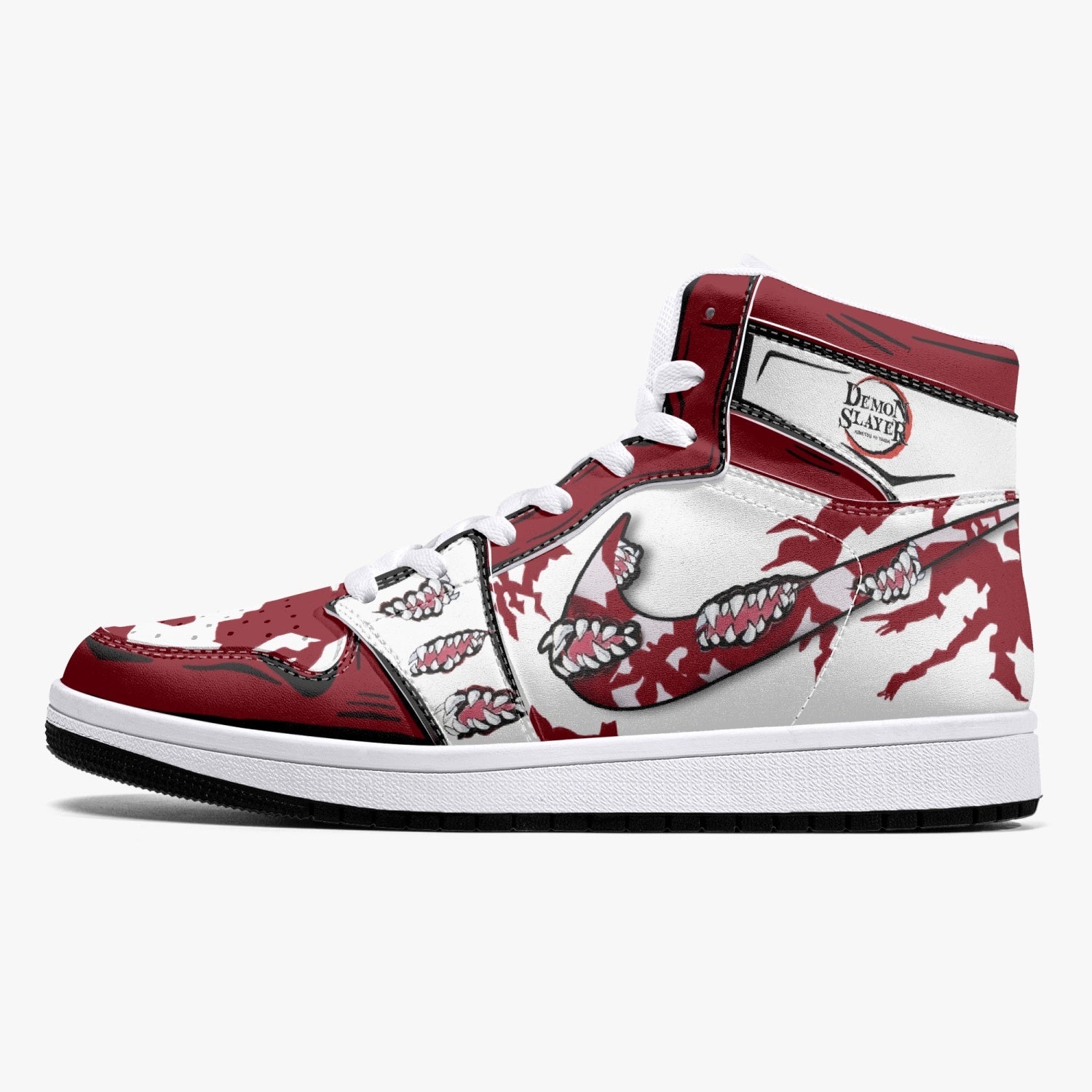 Muzan Kibutsuji Demon Slayer Mid 1 Basketball Shoes