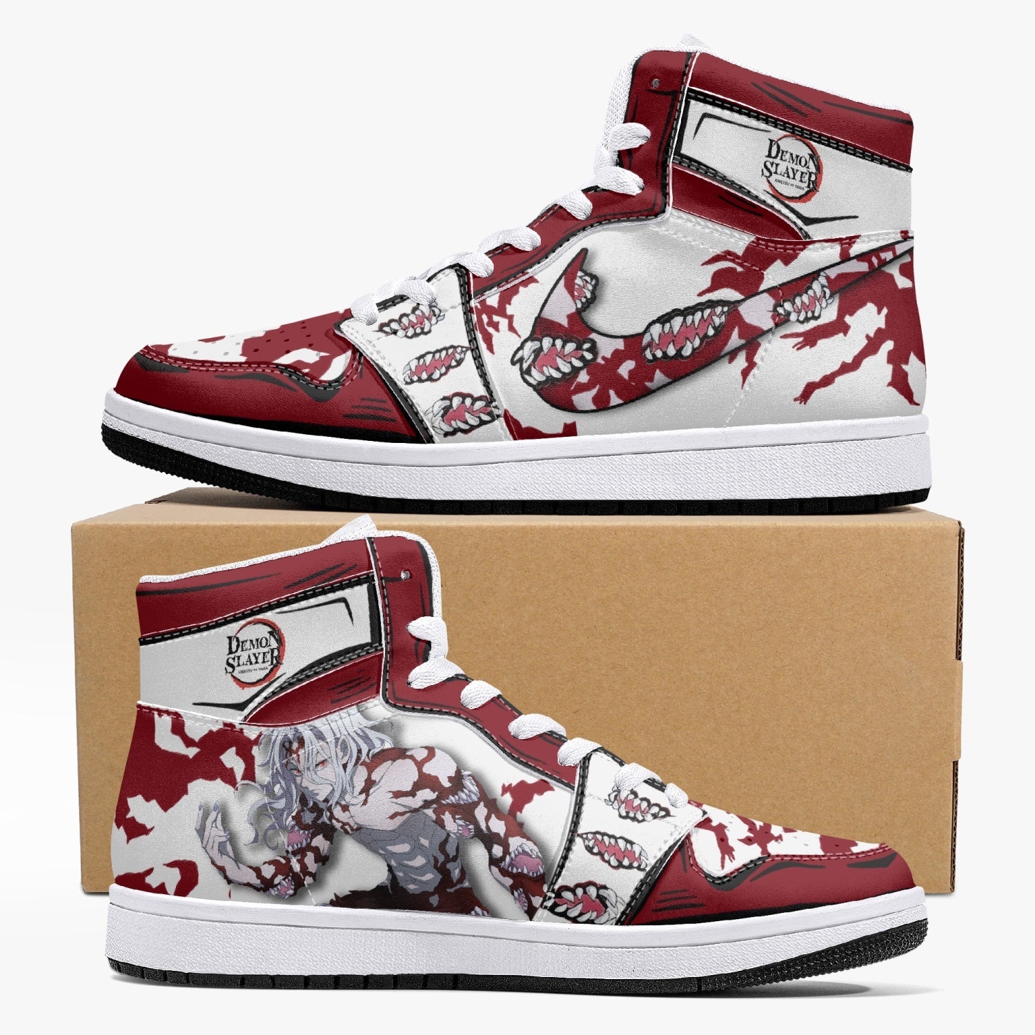 Muzan Kibutsuji Demon Slayer Mid 1 Basketball Shoes