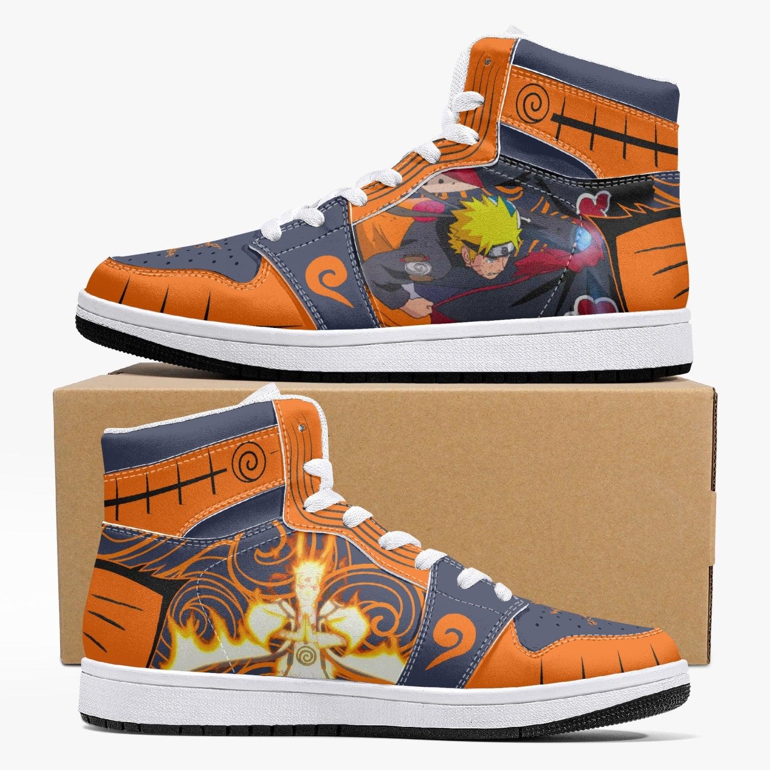 Naruto Uzumaki Naruto Mid 1 Basketball Shoes