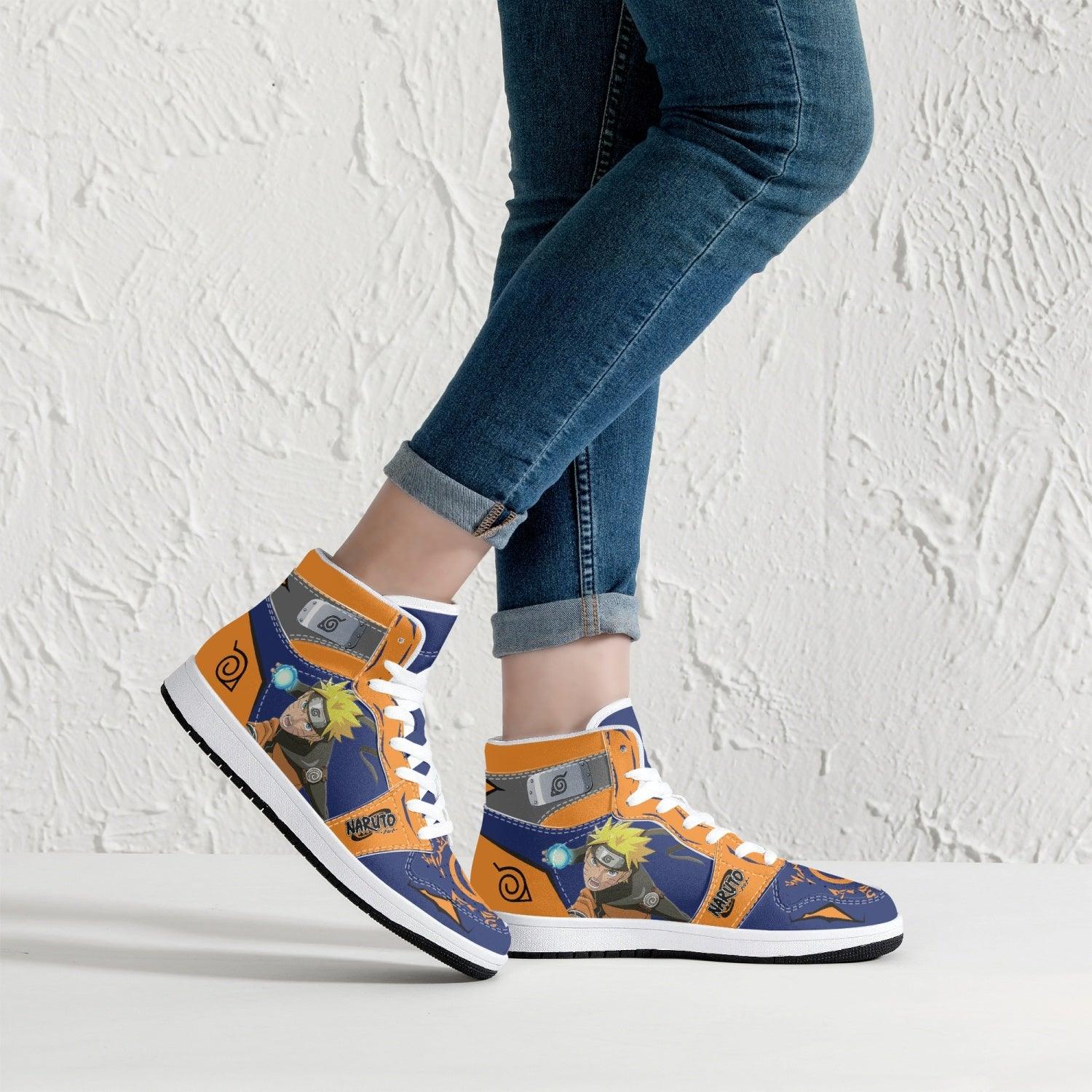 Naruto Uzumaki Rasengan Mid 1 Basketball Shoes