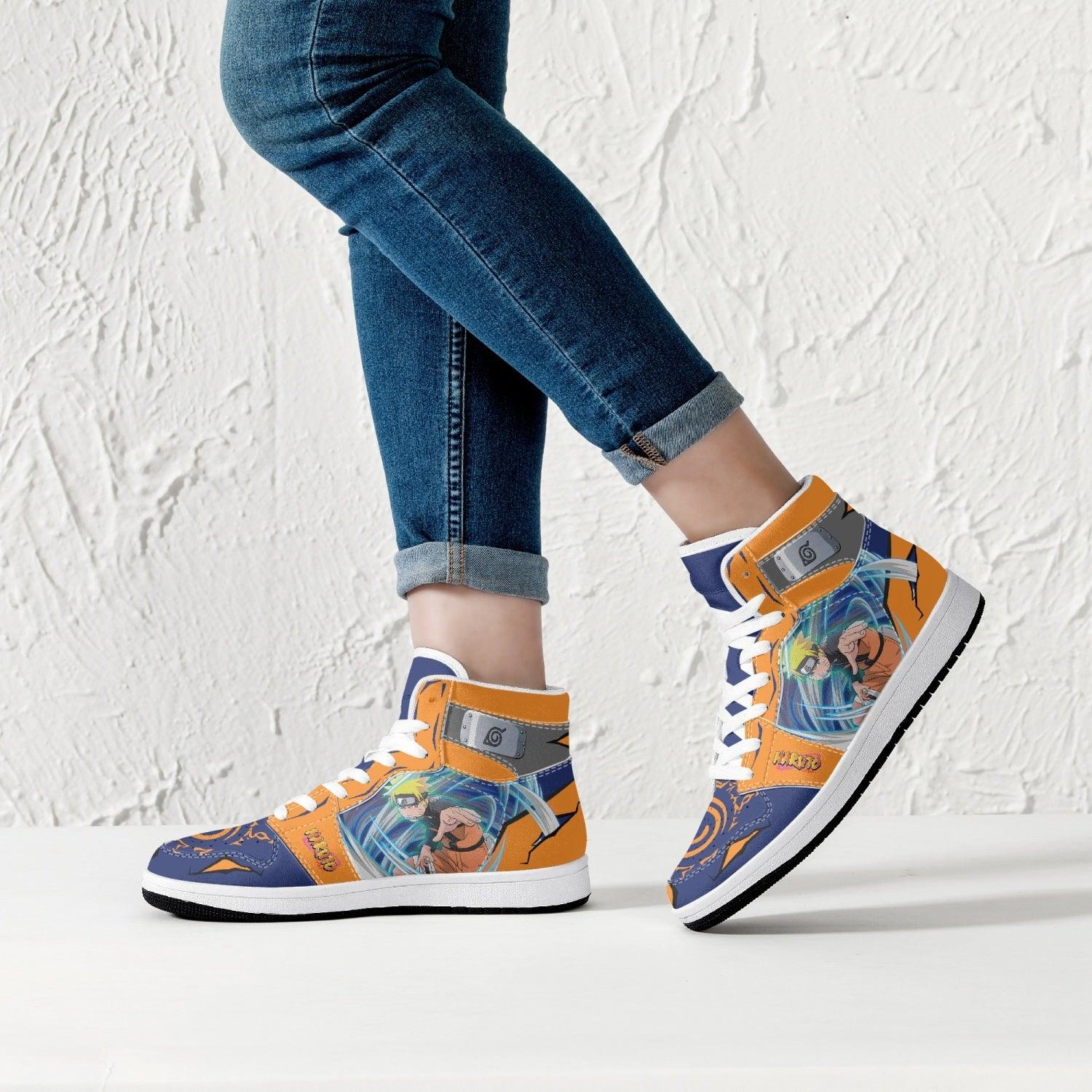 Naruto Uzumaki Rasengan Mid 1 Basketball Shoes