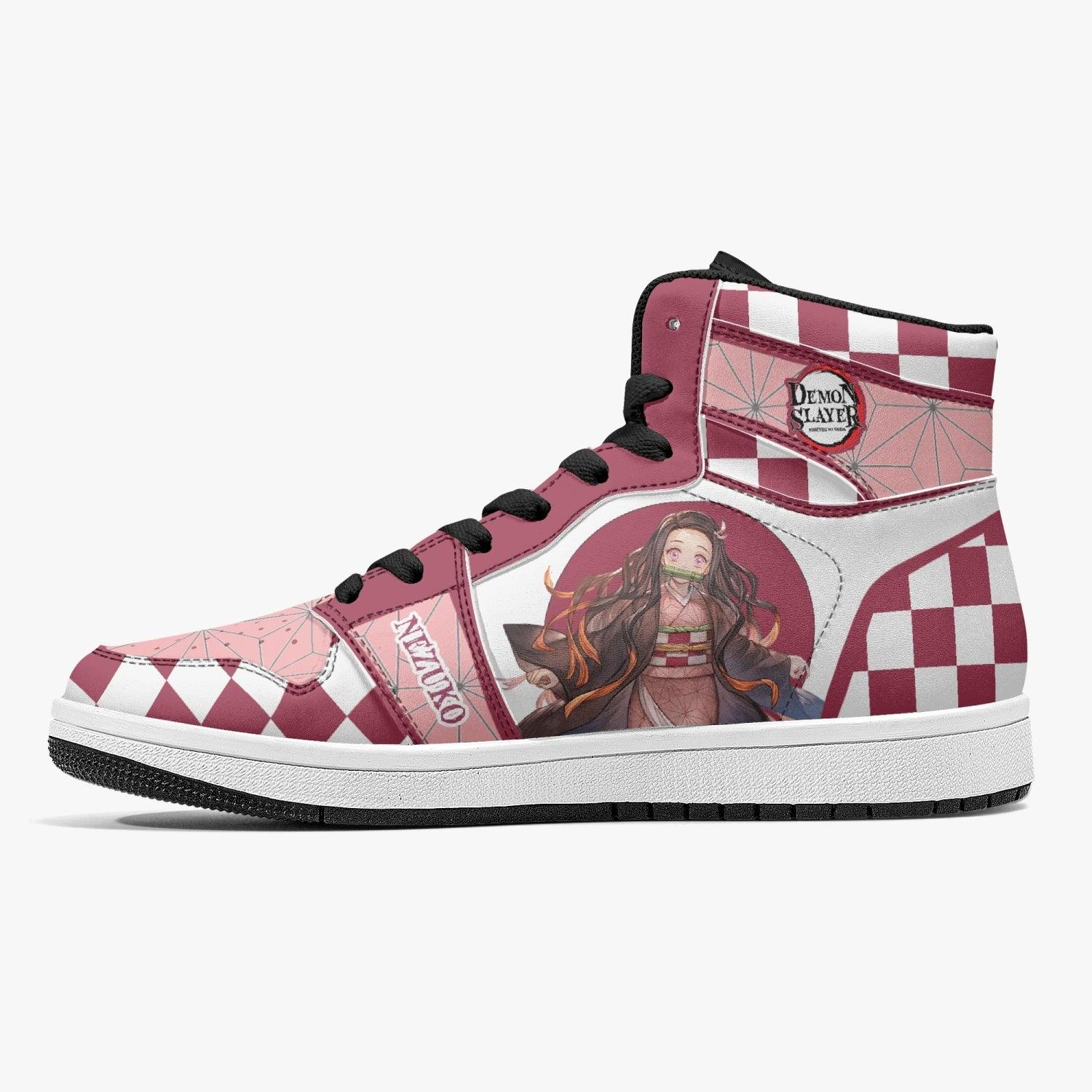 Nezuko Kamado Demon Slayer Mid 1 Basketball Shoes