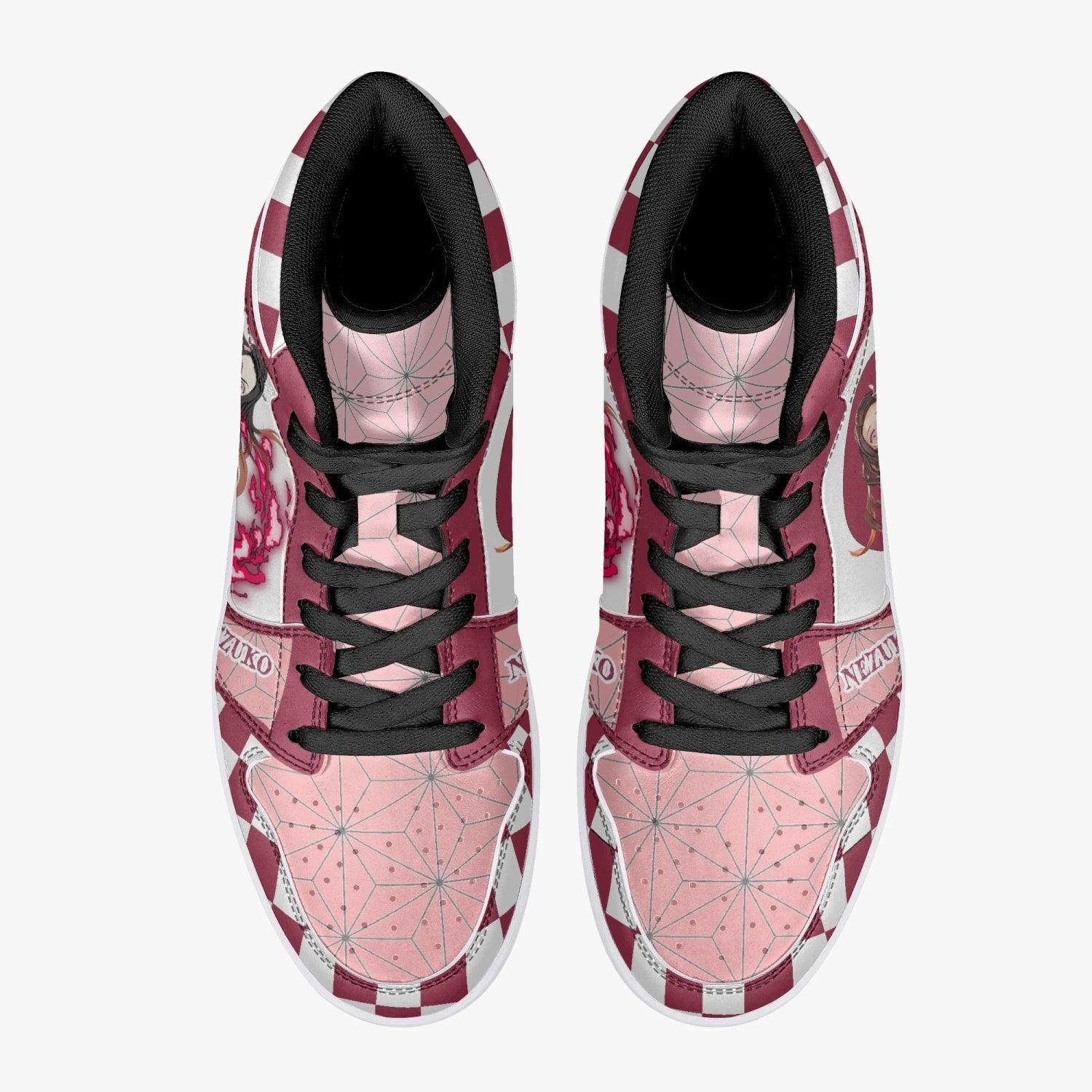 Nezuko Kamado Demon Slayer Mid 1 Basketball Shoes