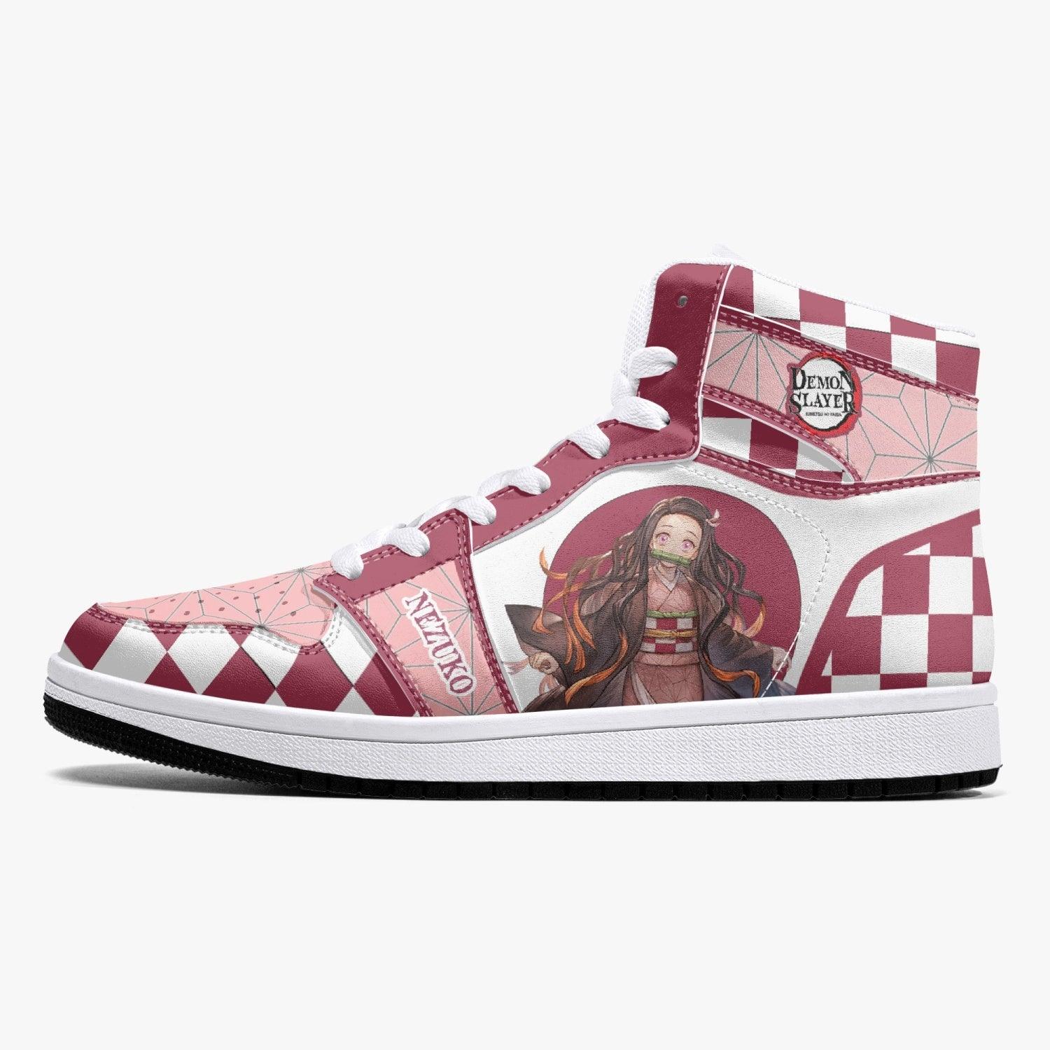 Nezuko Kamado Demon Slayer Mid 1 Basketball Shoes