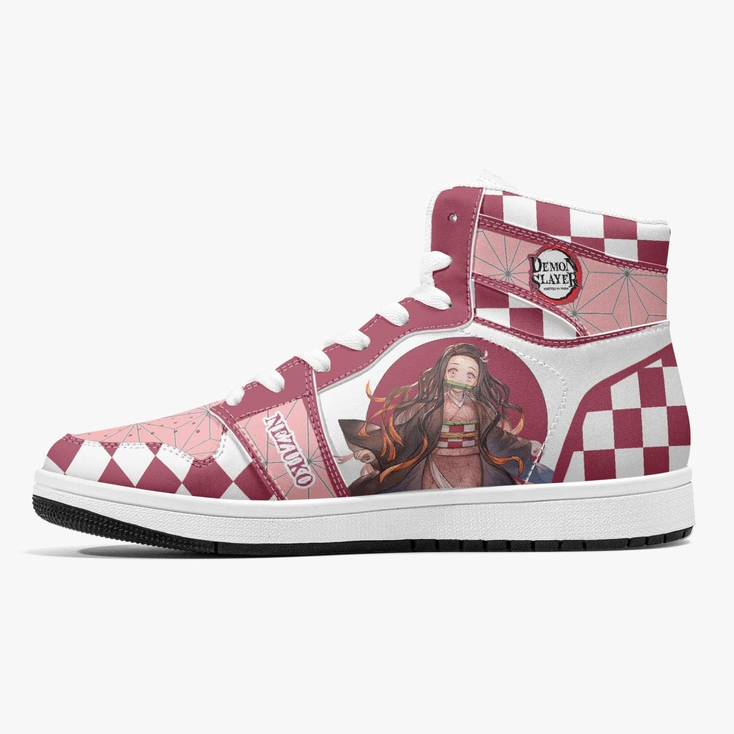 Nezuko Kamado Demon Slayer Mid 1 Basketball Shoes