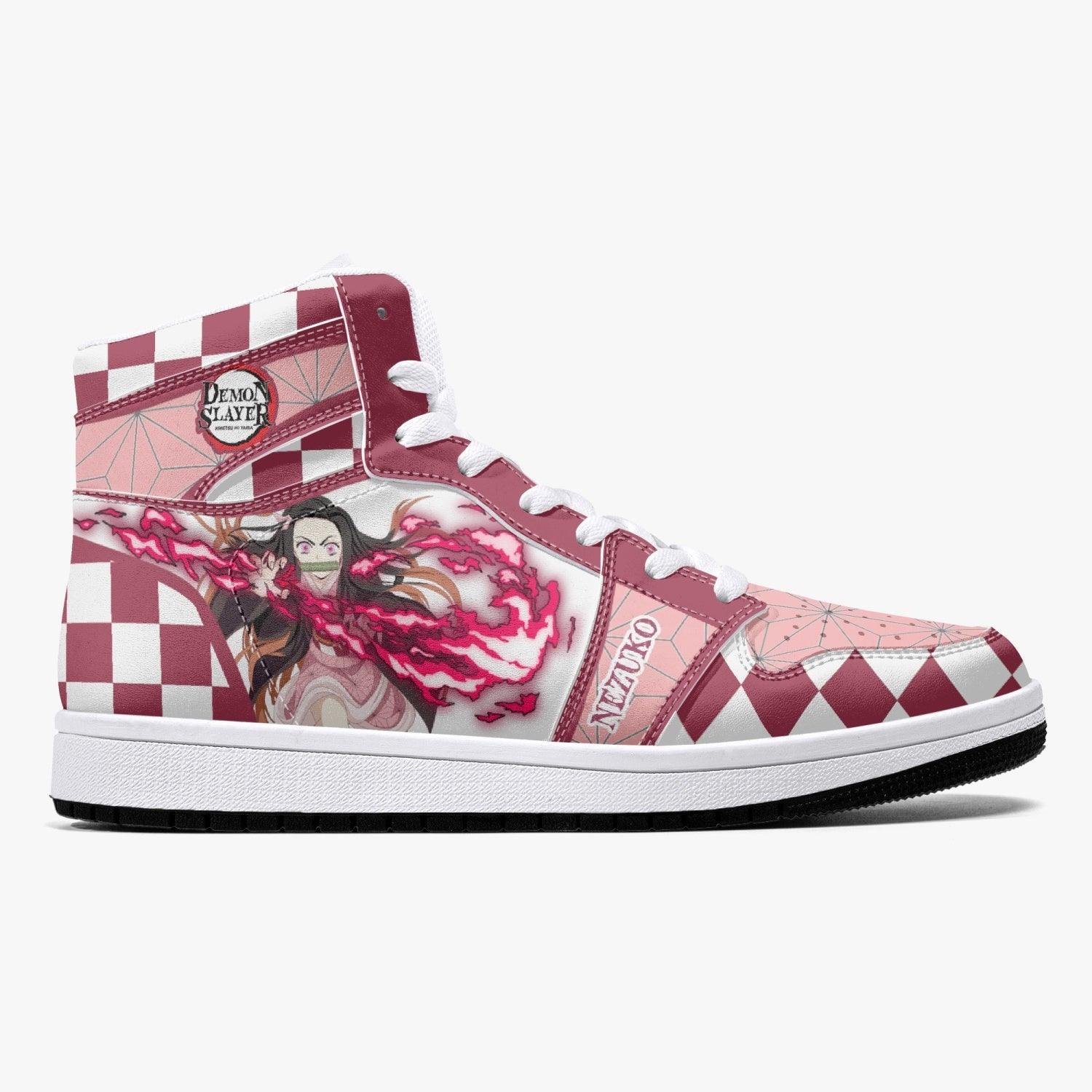 Nezuko Kamado Demon Slayer Mid 1 Basketball Shoes
