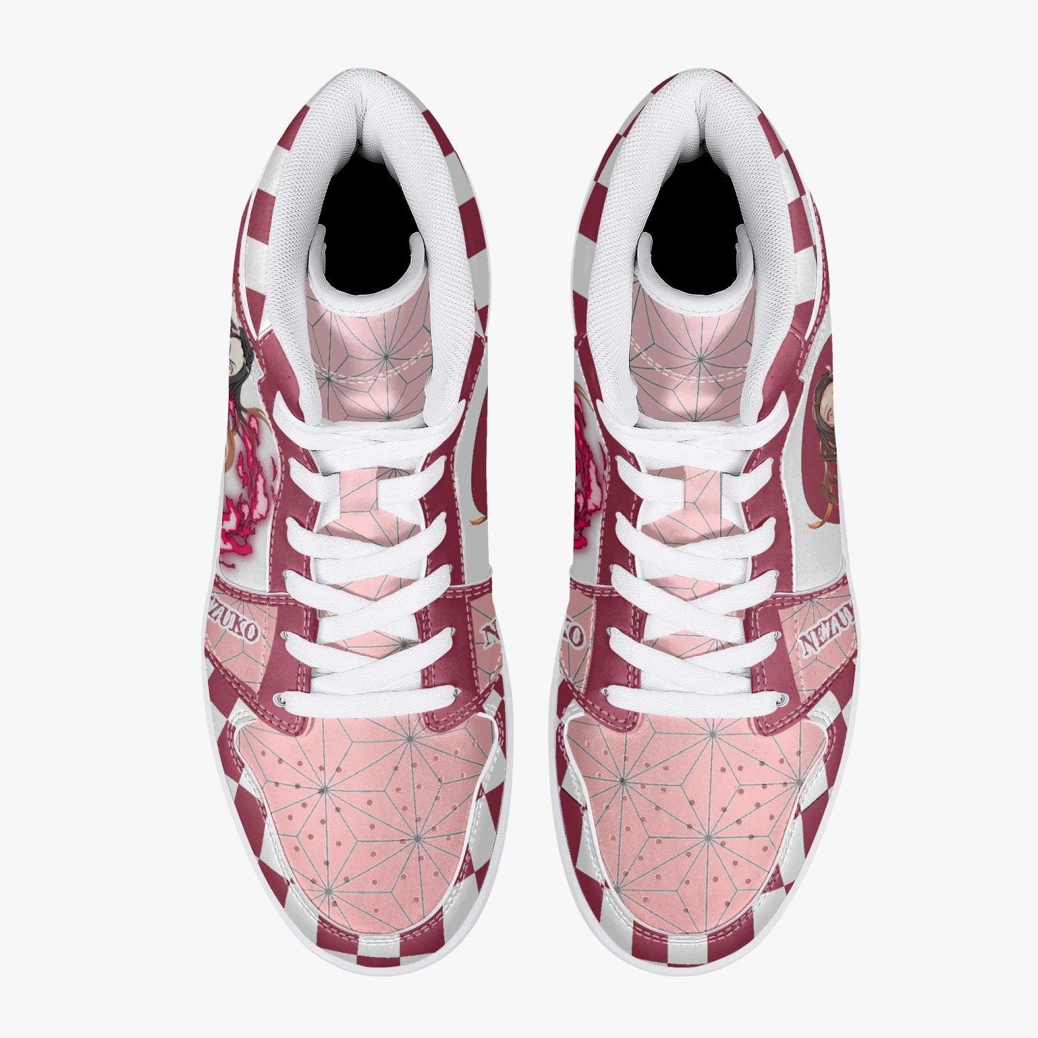 Nezuko Kamado Demon Slayer Mid 1 Basketball Shoes