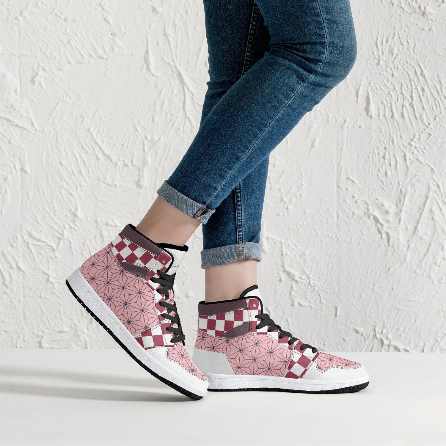 Nezuko Kamado Demon Slayer V2 Mid 1 Basketball Shoes