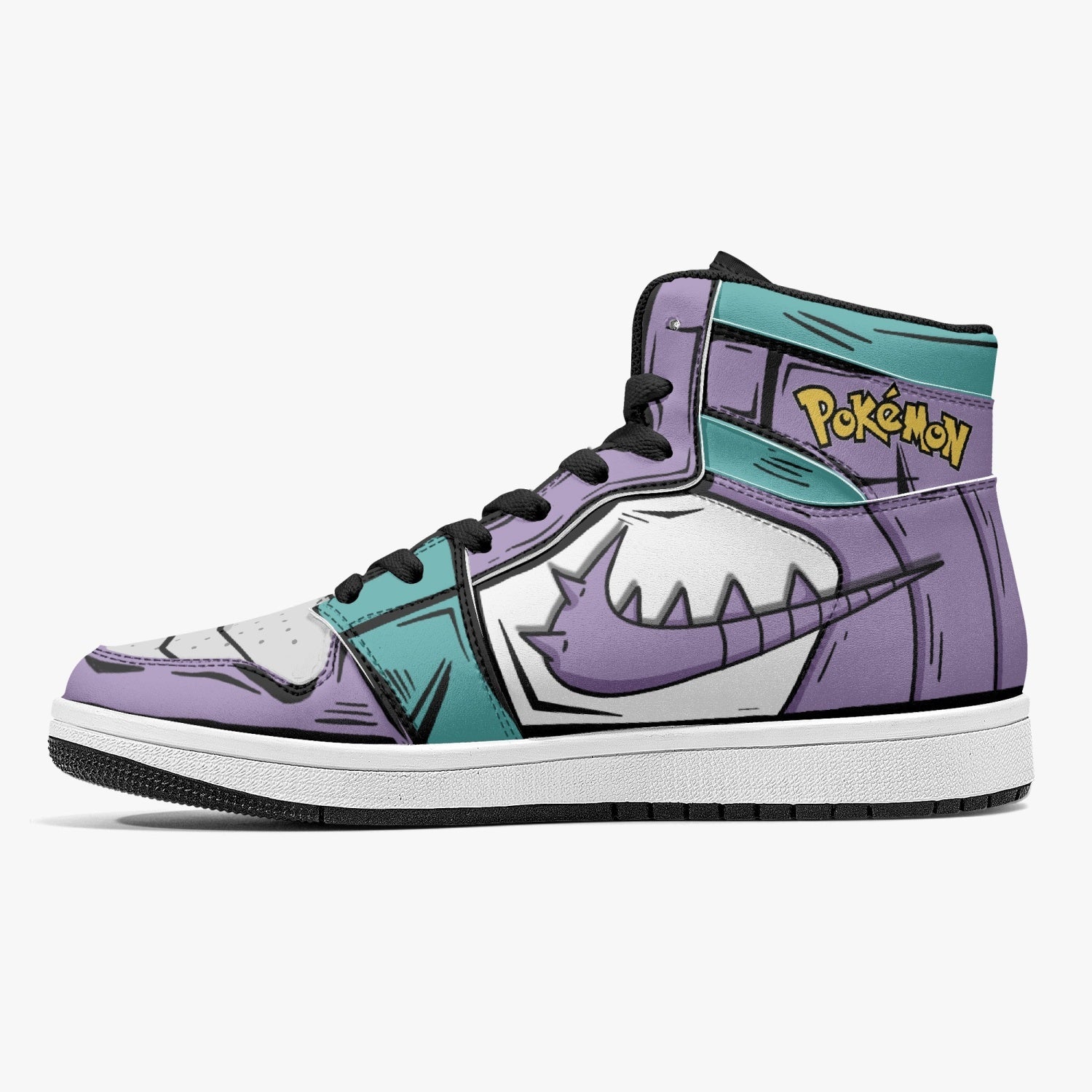 Nidoking Pokemon Mid 1 Basketball Shoes
