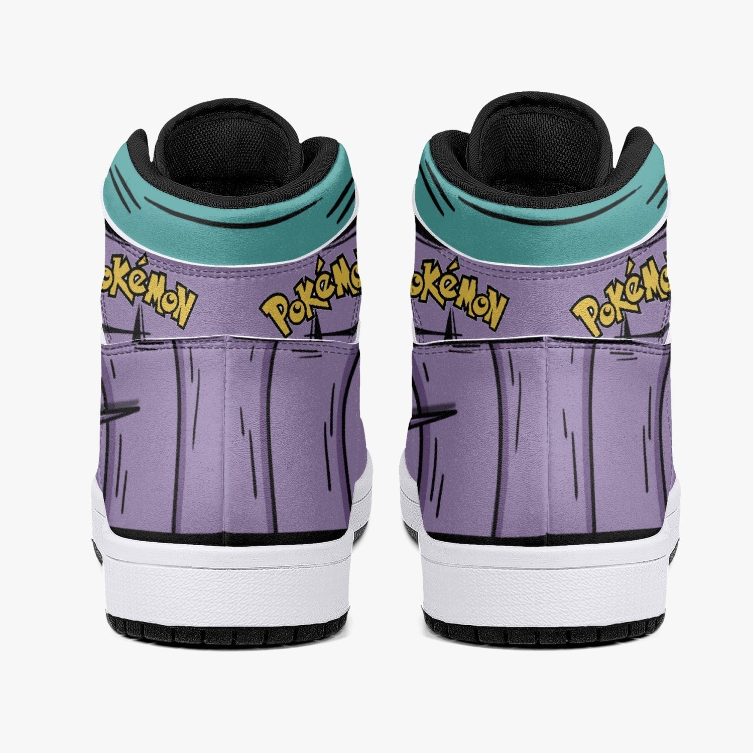 Nidoking Pokemon Mid 1 Basketball Shoes