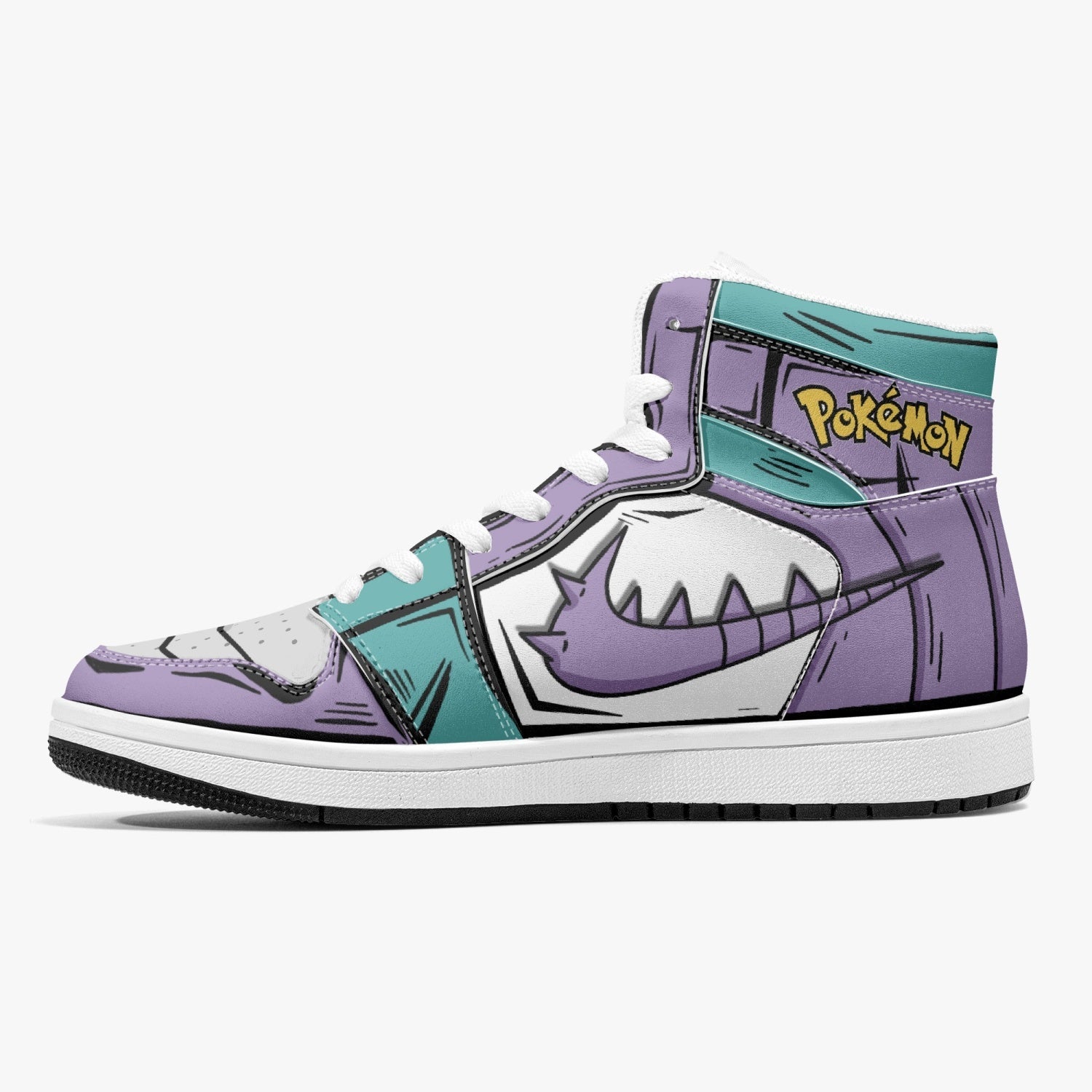 Nidoking Pokemon Mid 1 Basketball Shoes