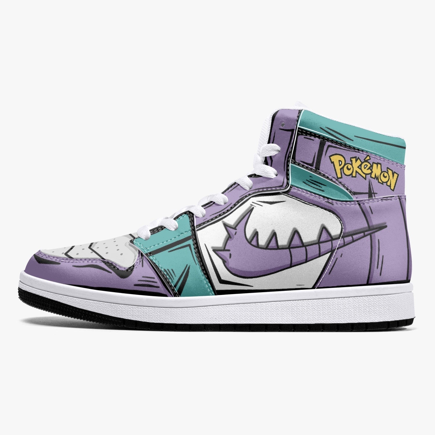 Nidoking Pokemon Mid 1 Basketball Shoes