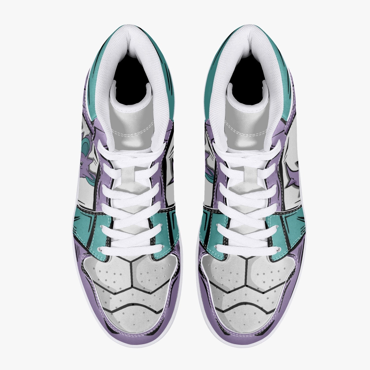 Nidoking Pokemon Mid 1 Basketball Shoes