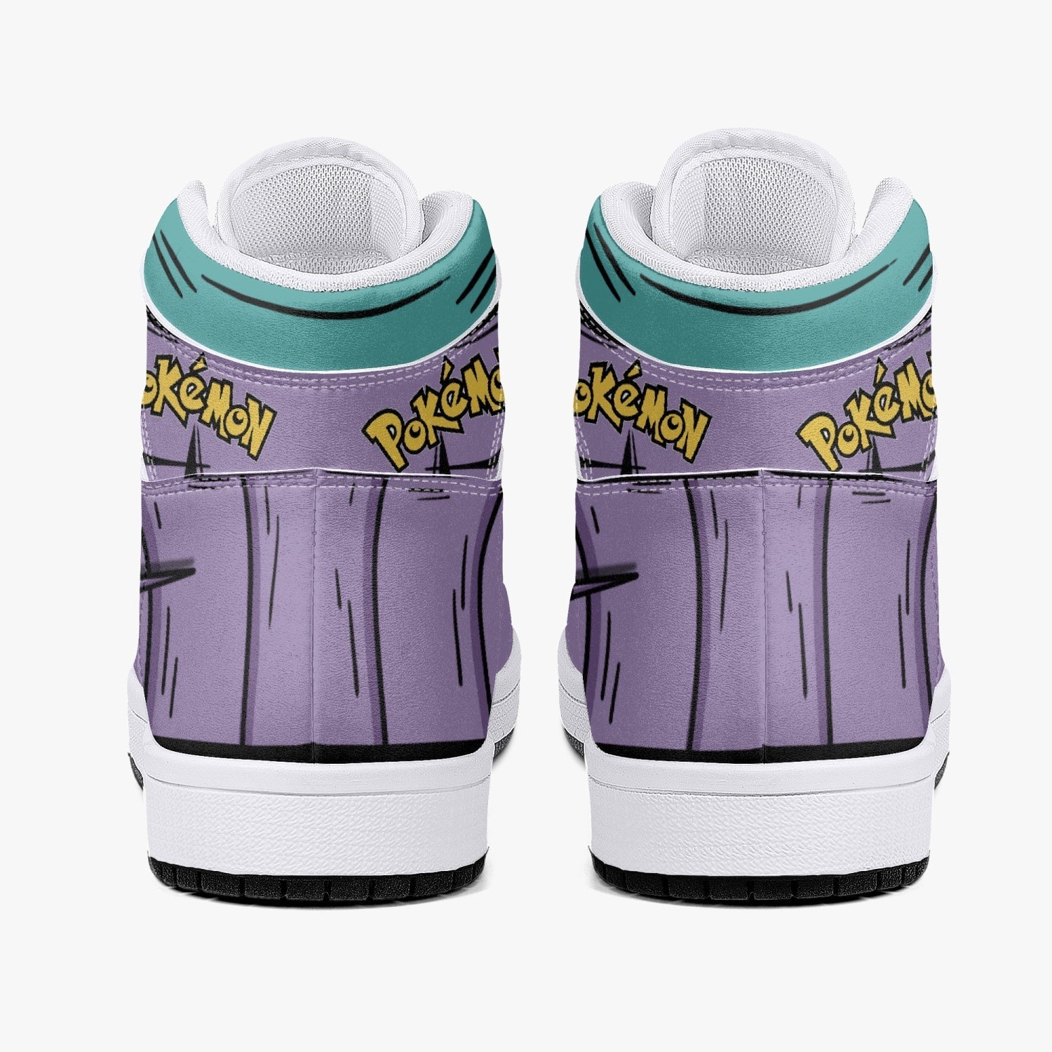 Nidoking Pokemon Mid 1 Basketball Shoes