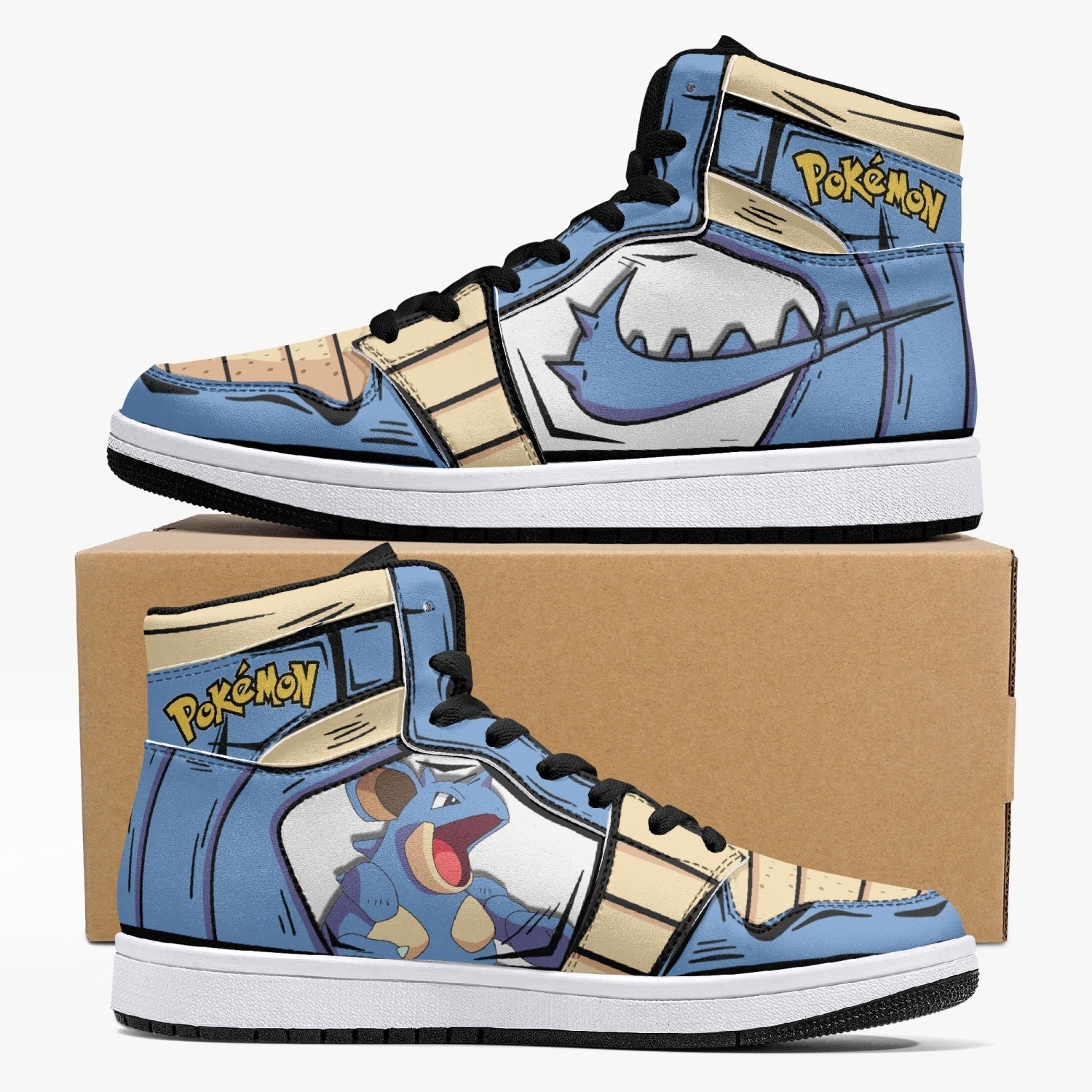 Nidoqueen Pokemon Mid 1 Basketball Shoes