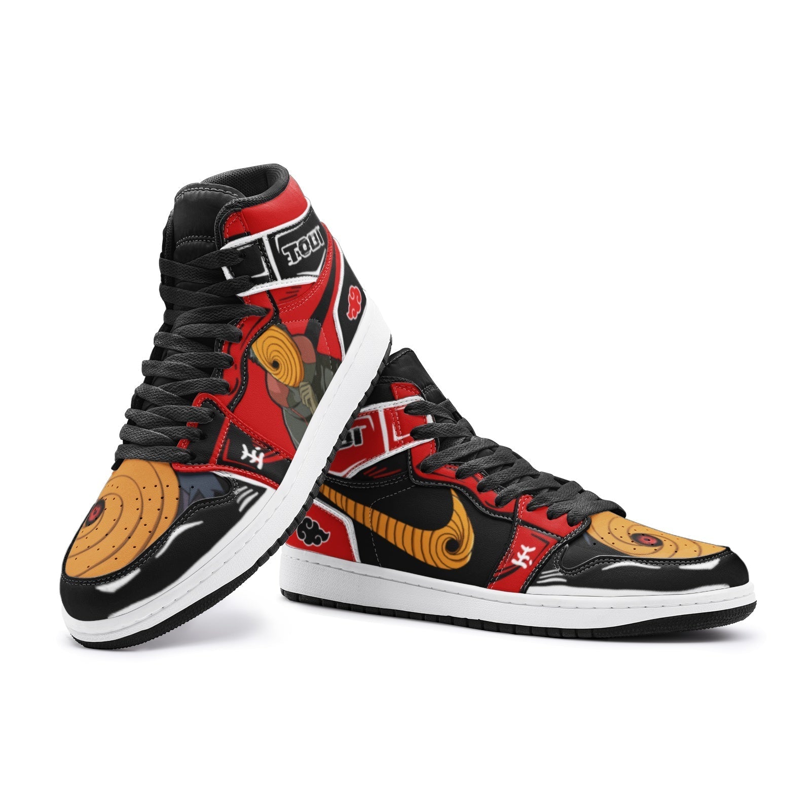 Obito Tobi Clan Red Cloud Ninja V2 Mid 1 Basketball Shoes