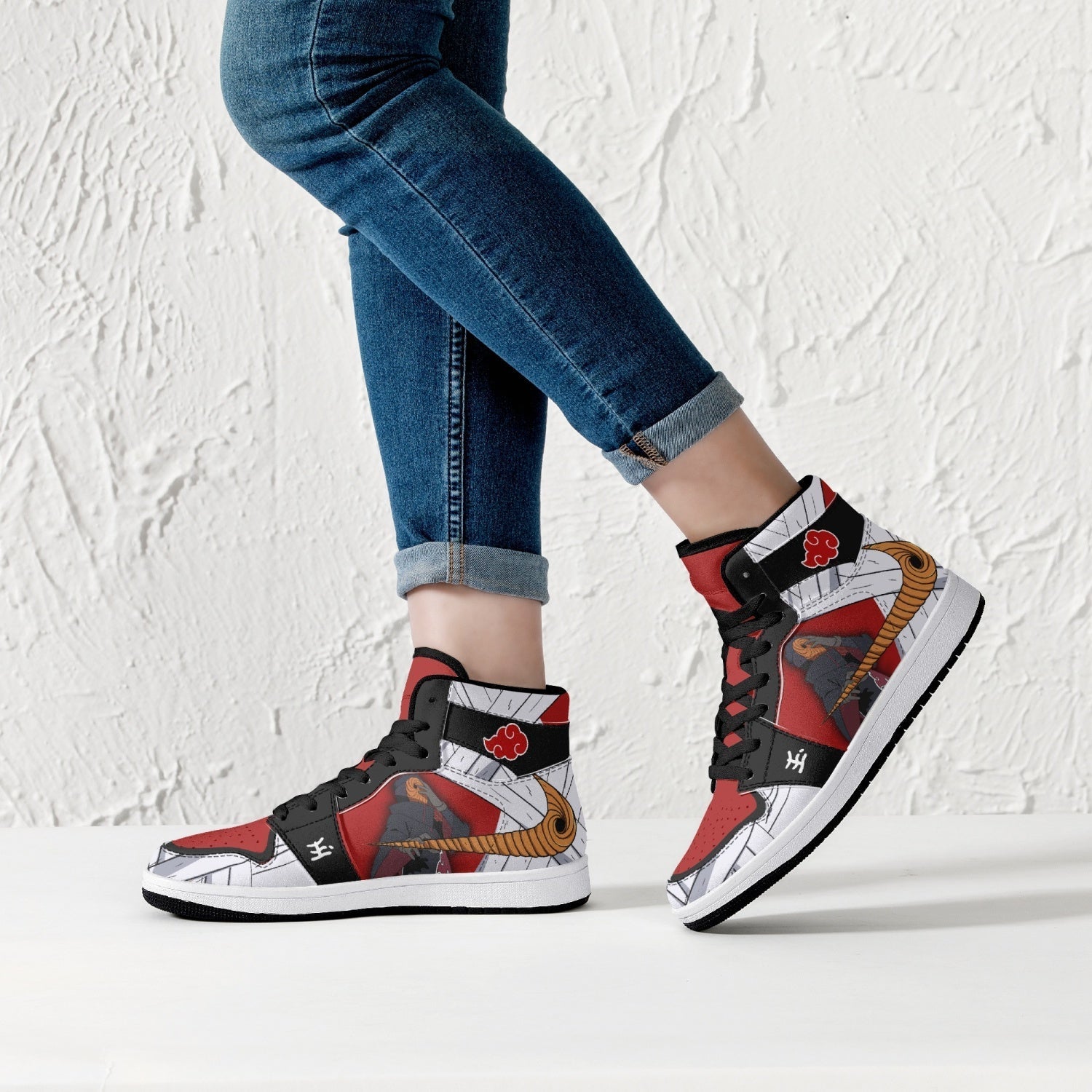 Obito Tobi Uchiha Reveal Naruto Mid 1 Basketball Shoes