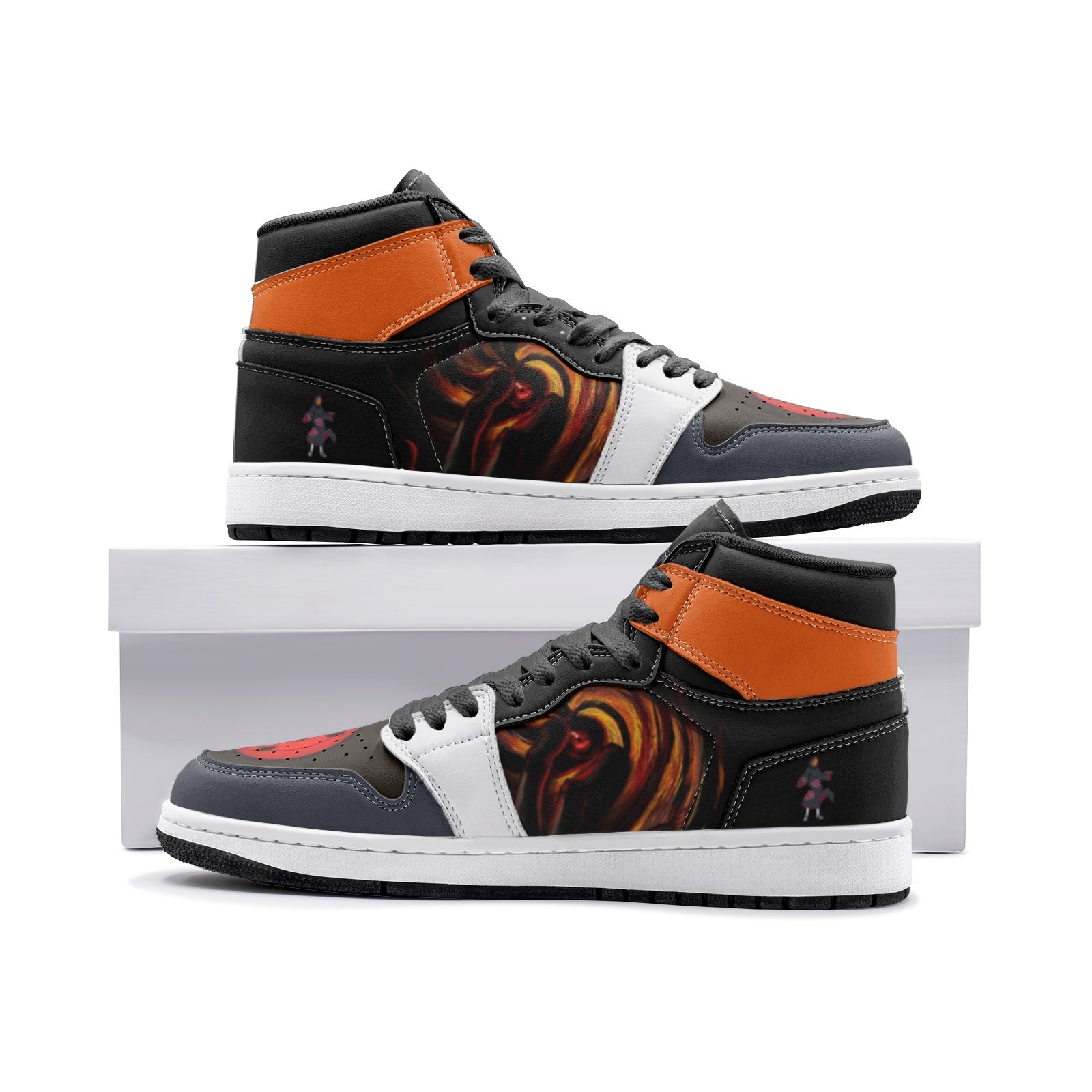 Obito Uchicha Naruto Mid 1 Basketball Shoes