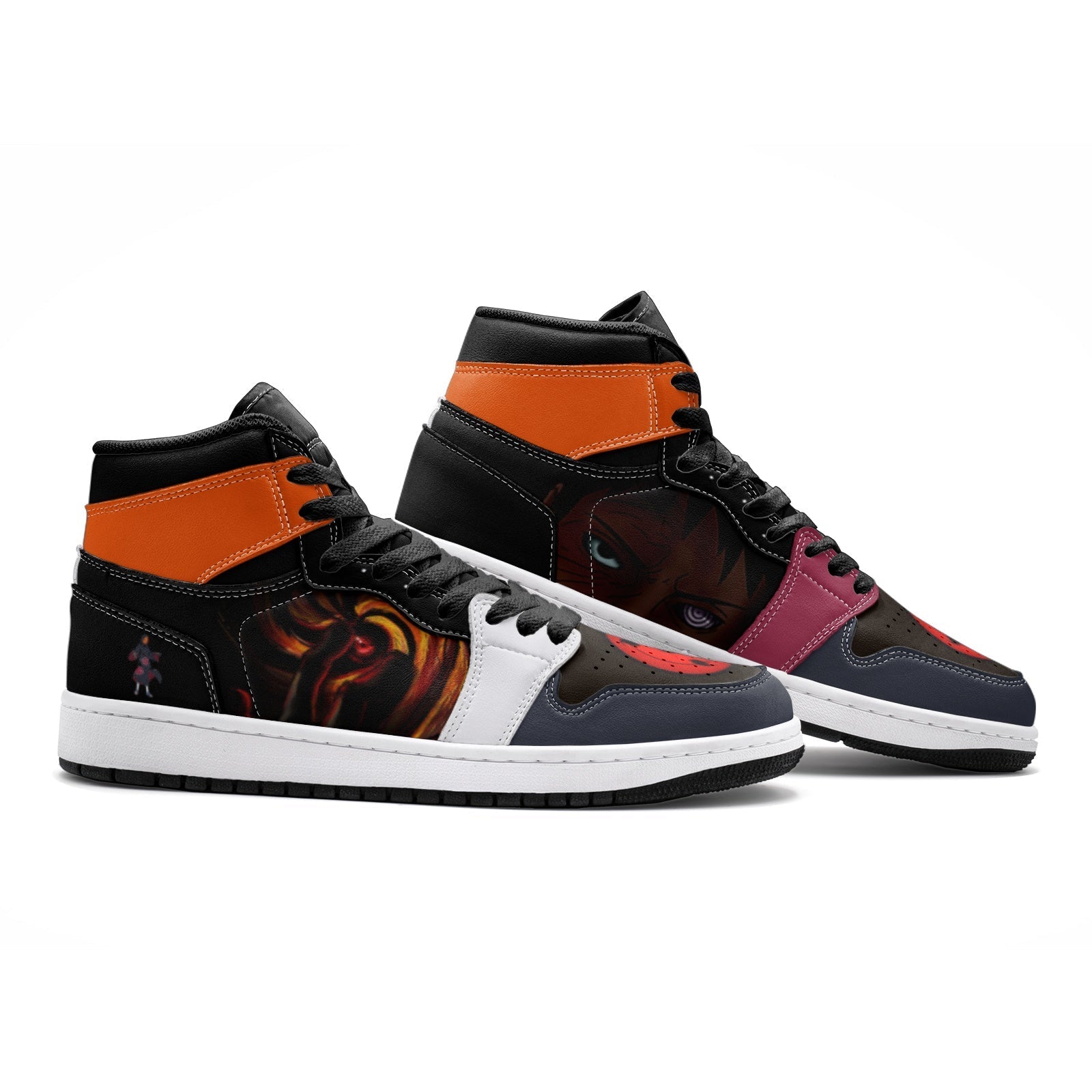 Obito Uchicha Naruto Mid 1 Basketball Shoes