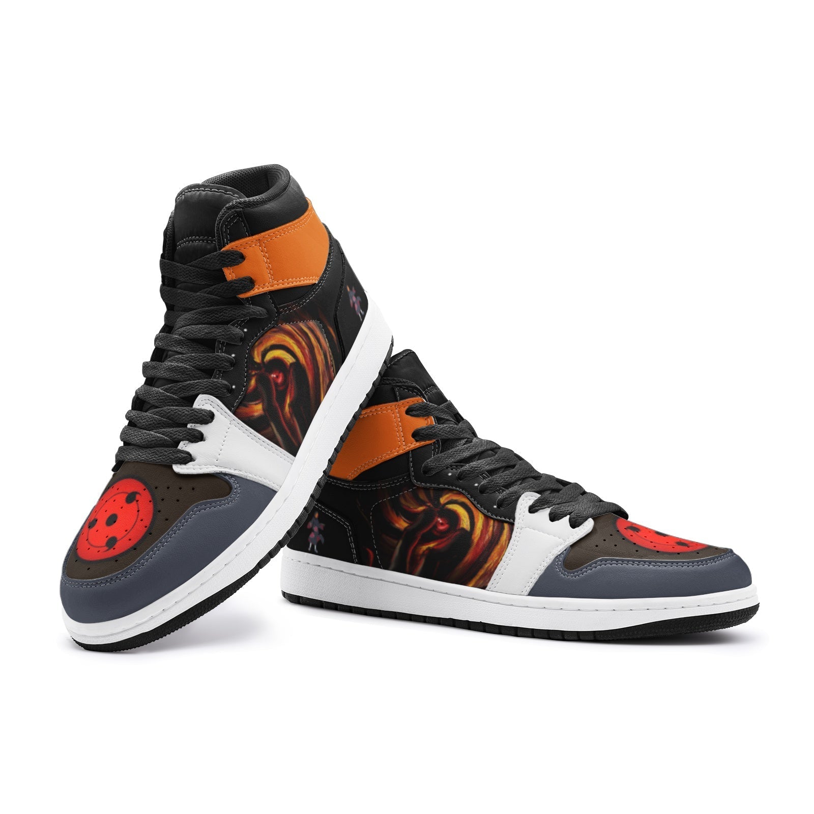 Obito Uchicha Naruto Mid 1 Basketball Shoes
