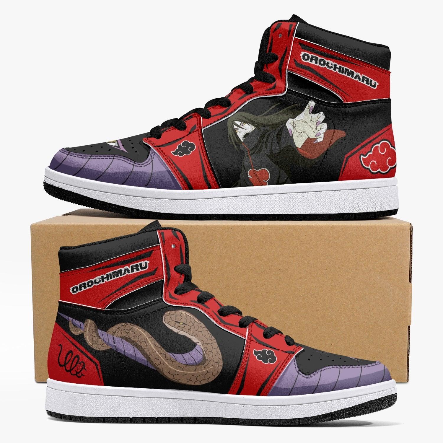 Orochimaru Akatsuki Naruto Mid 1 Basketball Shoes