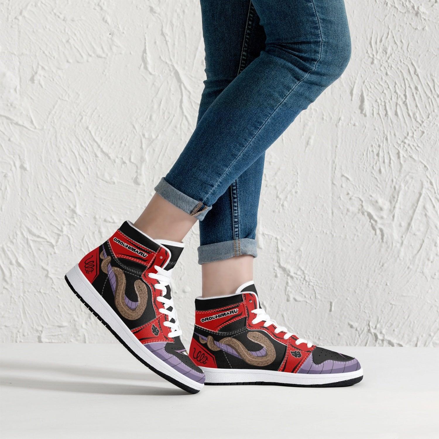 Orochimaru Akatsuki Naruto Mid 1 Basketball Shoes