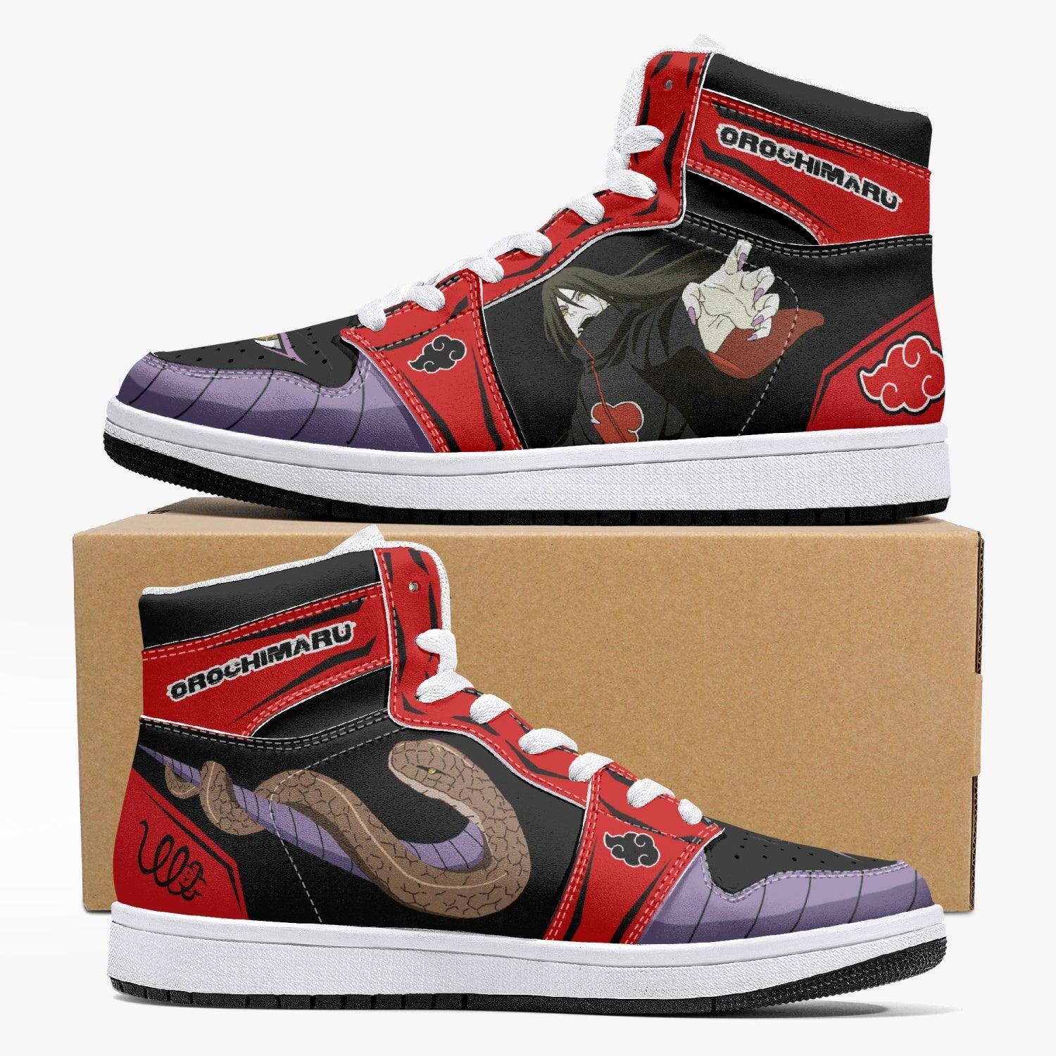 Orochimaru Akatsuki Naruto Mid 1 Basketball Shoes