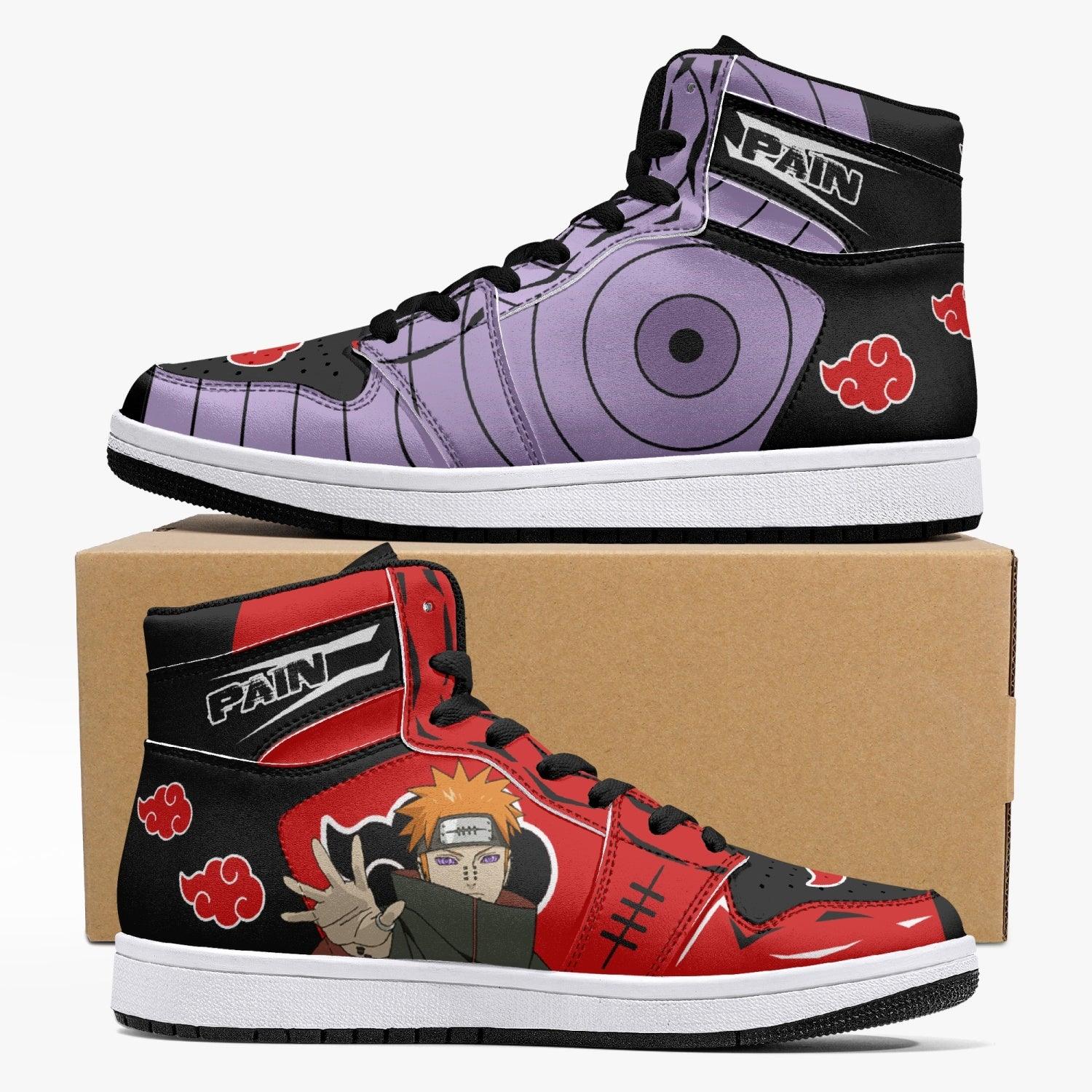 Pain Nagato Akatsuki Naruto Mid 1 Basketball Shoes