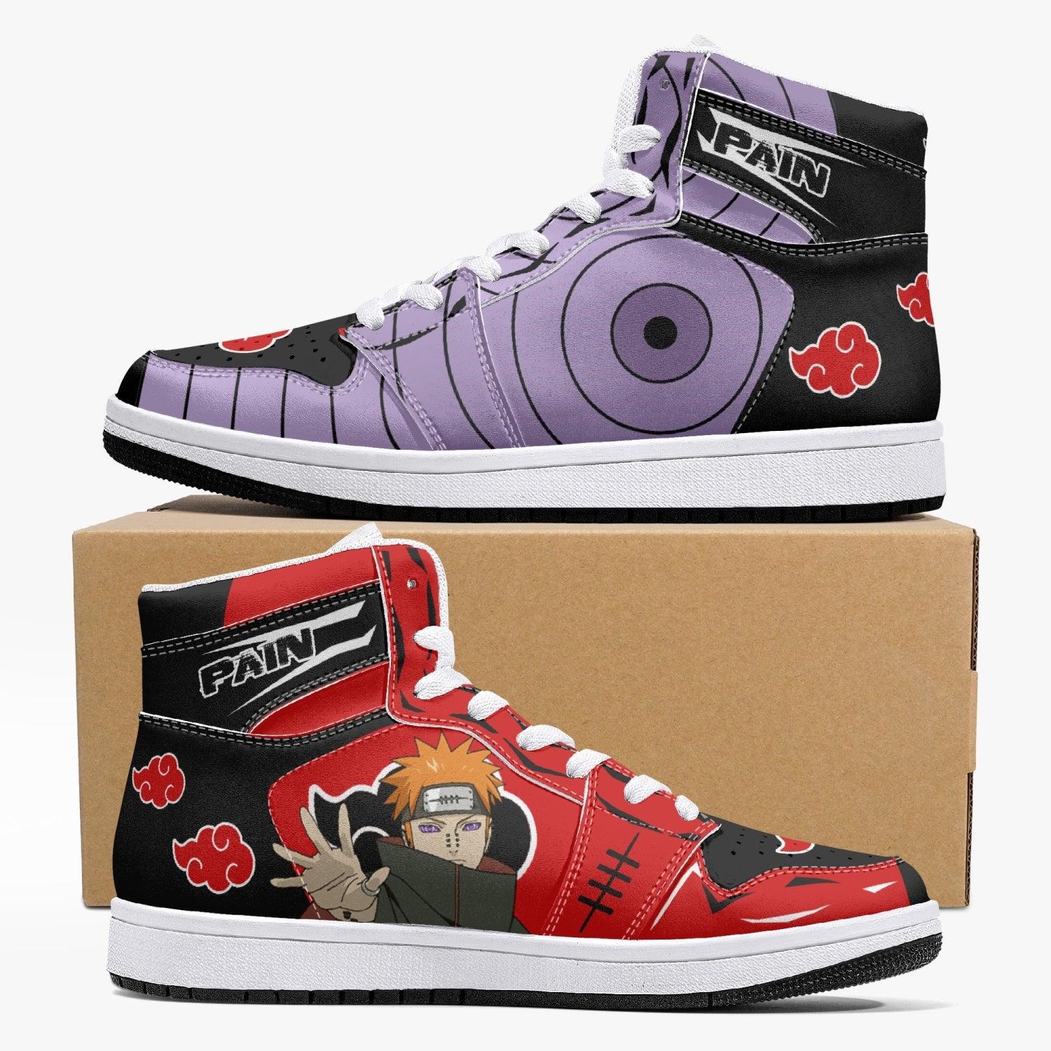Pain Nagato Akatsuki Naruto Mid 1 Basketball Shoes