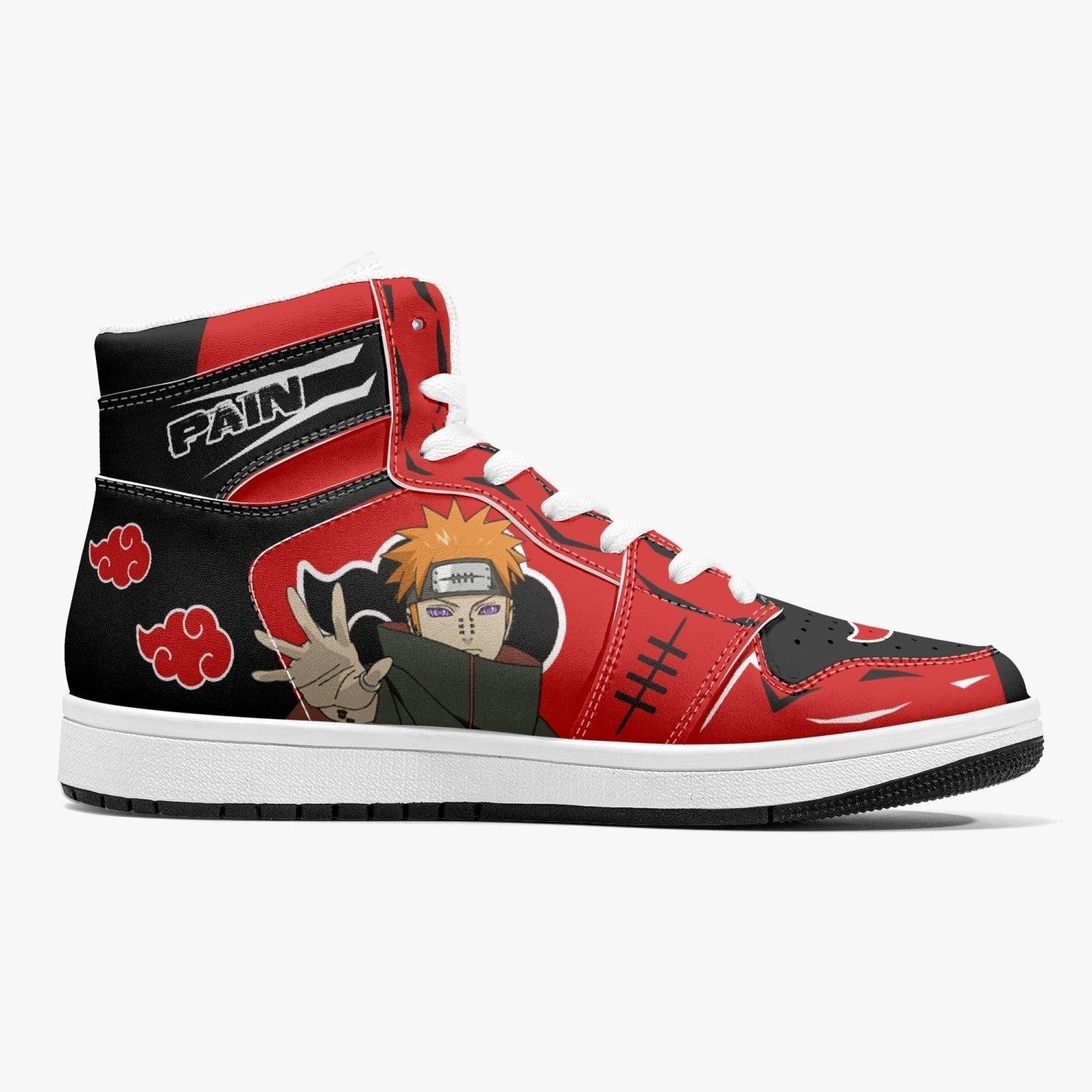 Pain Nagato Red Cloud Ninja Mid 1 Basketball Shoes