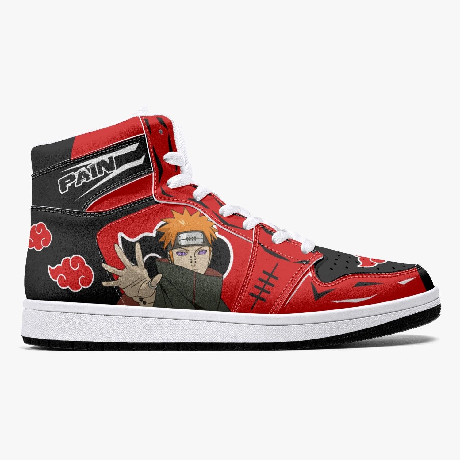 Pain Nagato Red Cloud Ninja Mid 1 Basketball Shoes