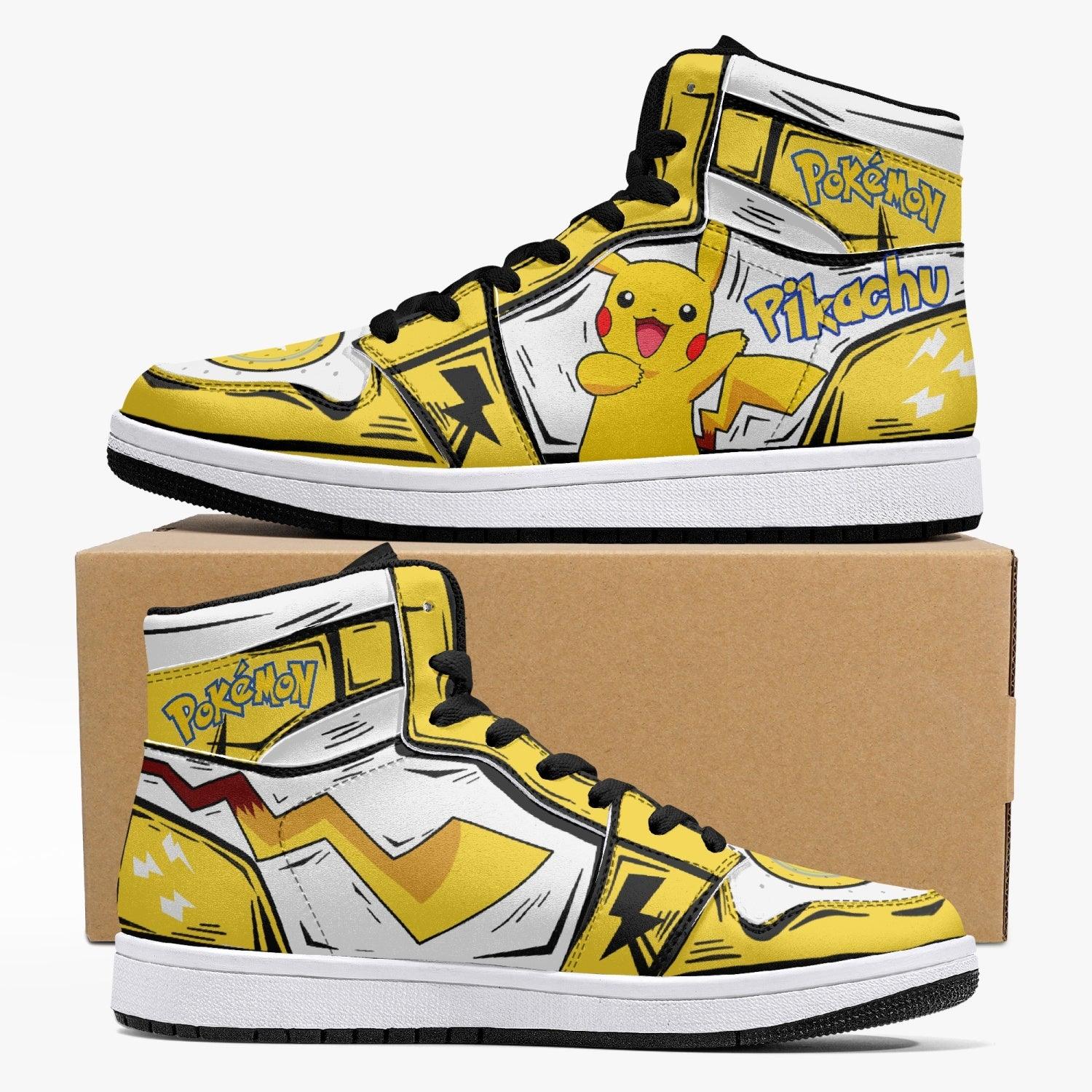 Pikachu Pokemon 2 Mid 1 Basketball Shoes