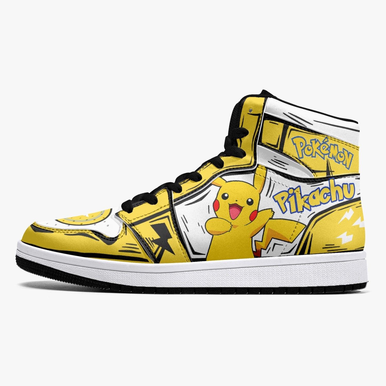 Pikachu Pokemon 2 Mid 1 Basketball Shoes