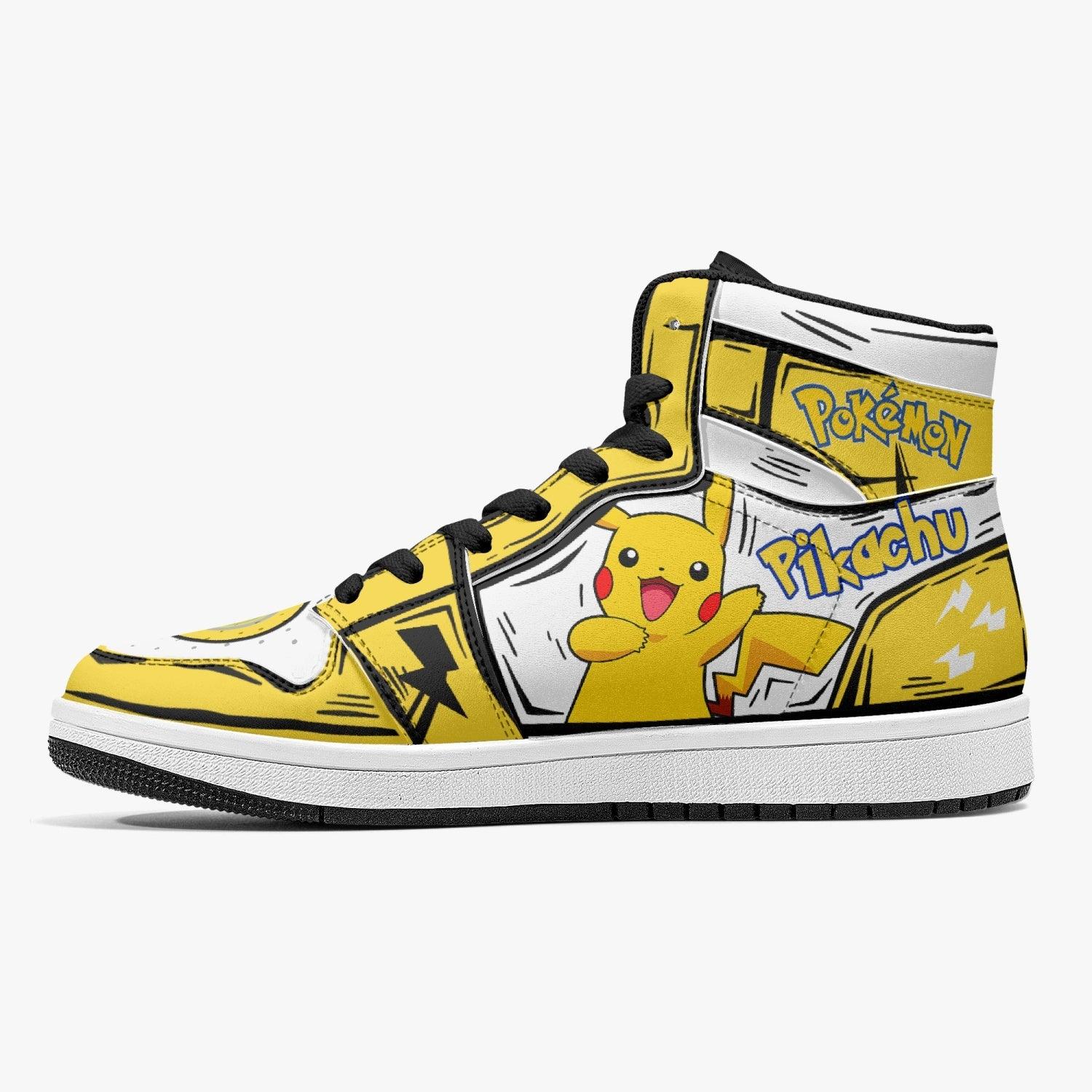 Pikachu Pokemon 2 Mid 1 Basketball Shoes