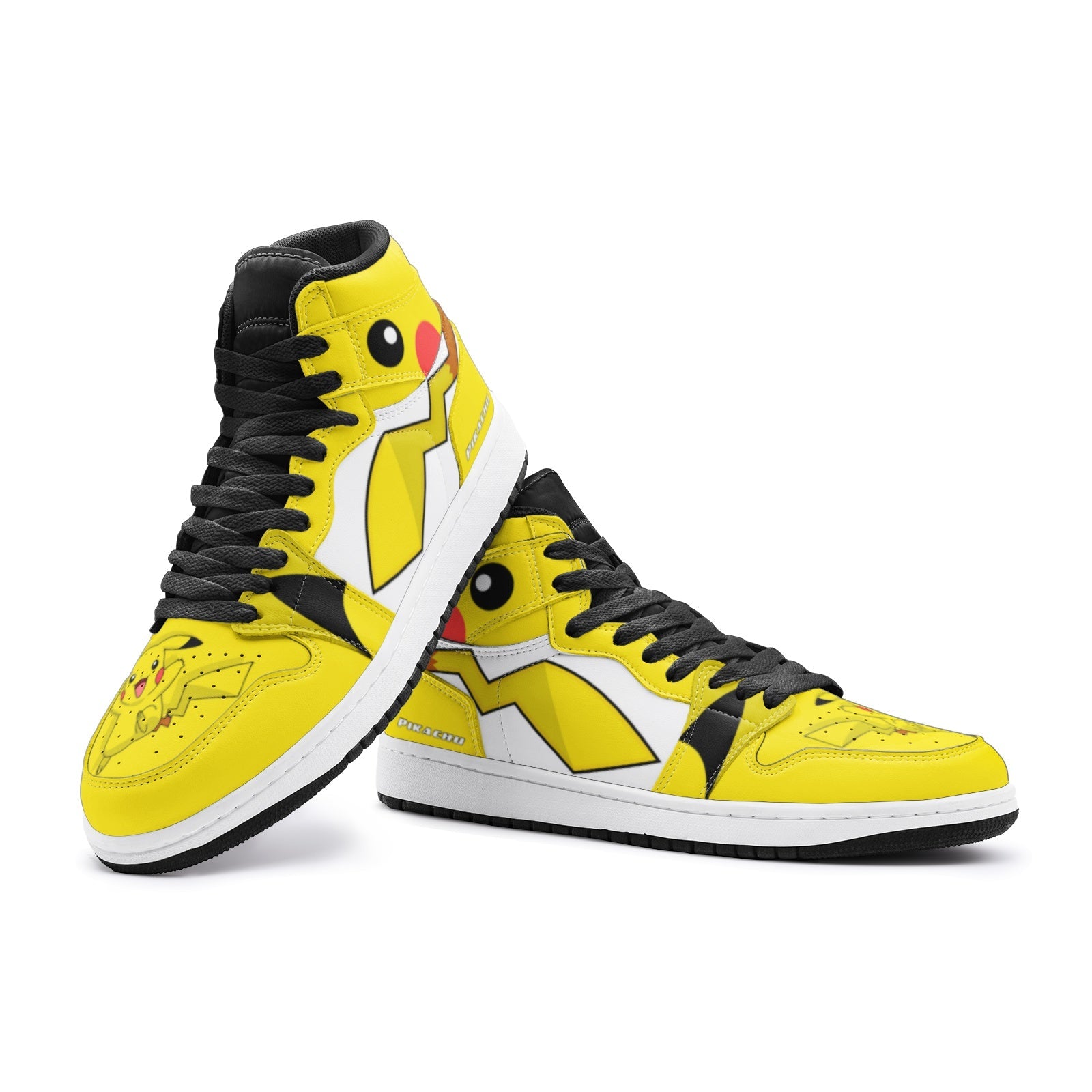 Pikachu Starter Pokemon Mid 1 Basketball Shoes