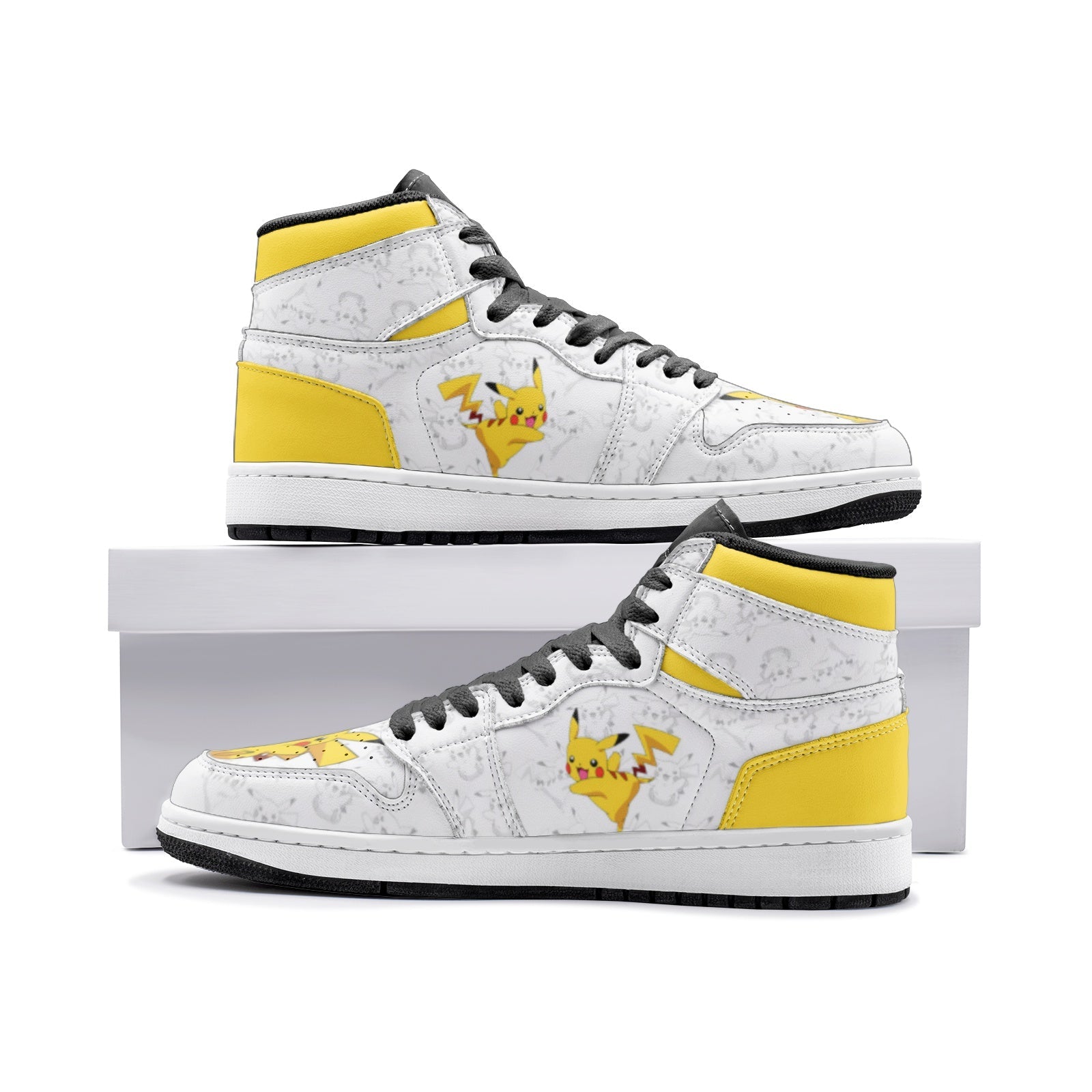 Pikachu V2 Pokemon Mid 1 Basketball Shoes