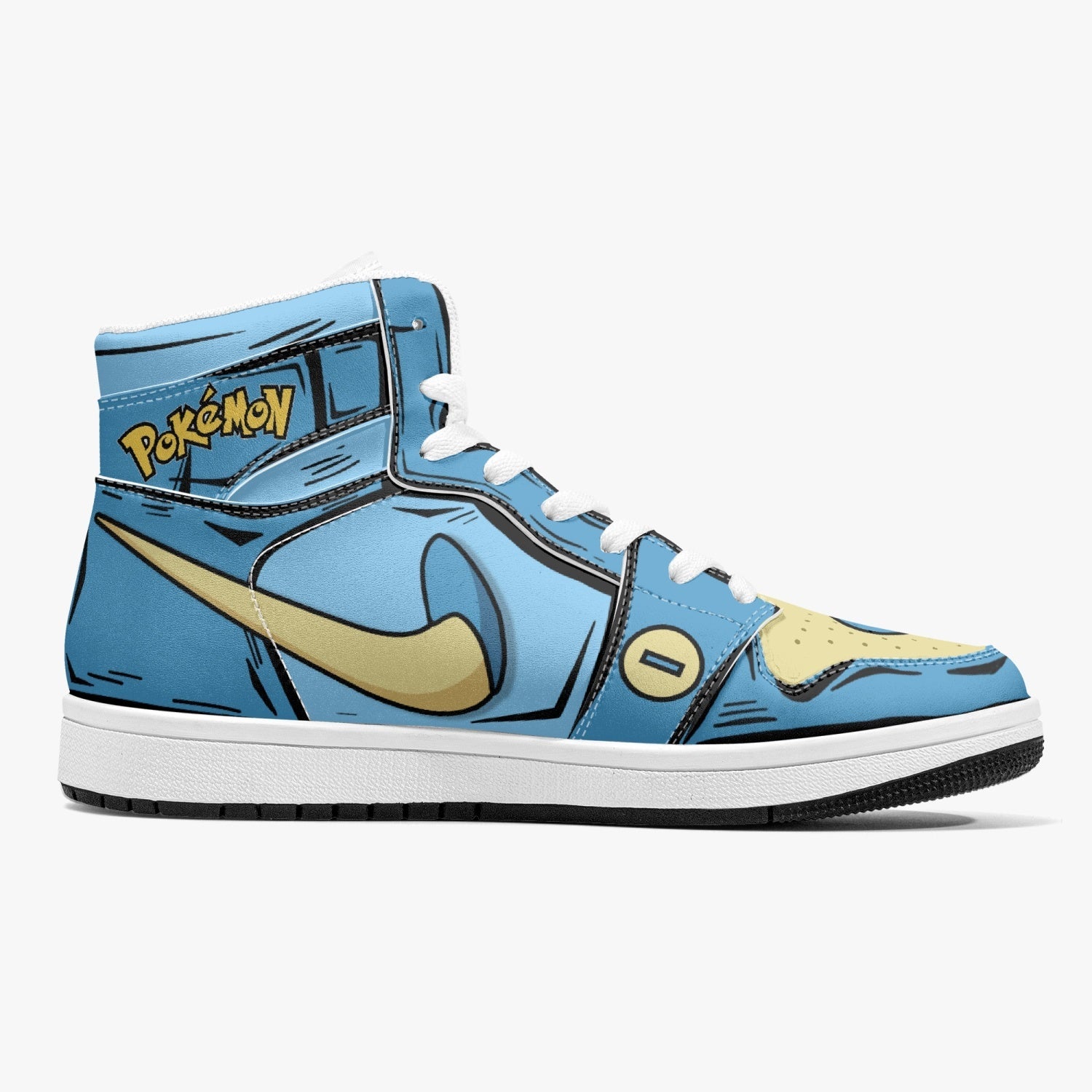 Plusle and Minun Pokemon Mid 1 Basketball Shoes