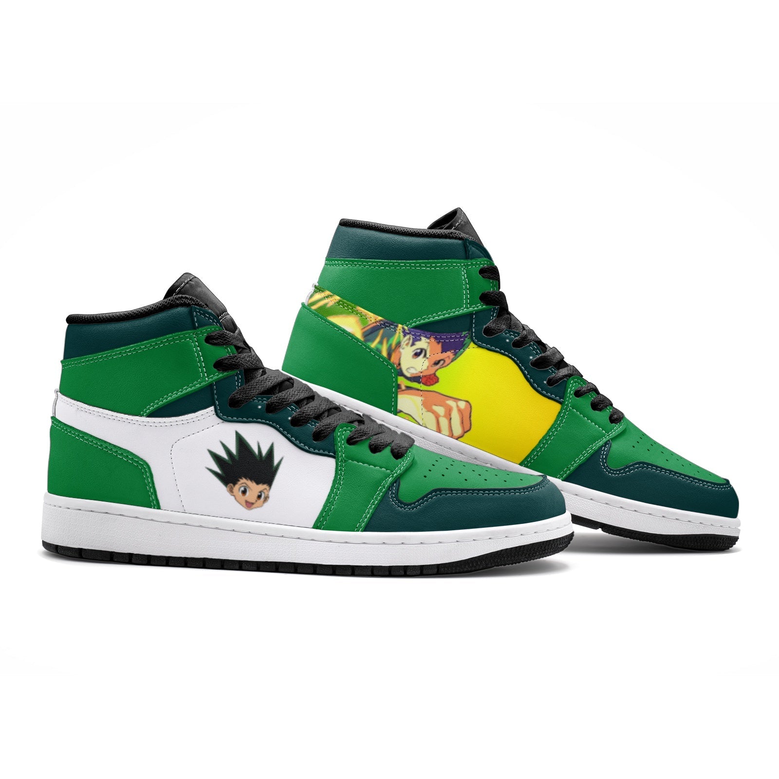 Power Punch Gon Hunter x Hunter Mid 1 Basketball Shoes