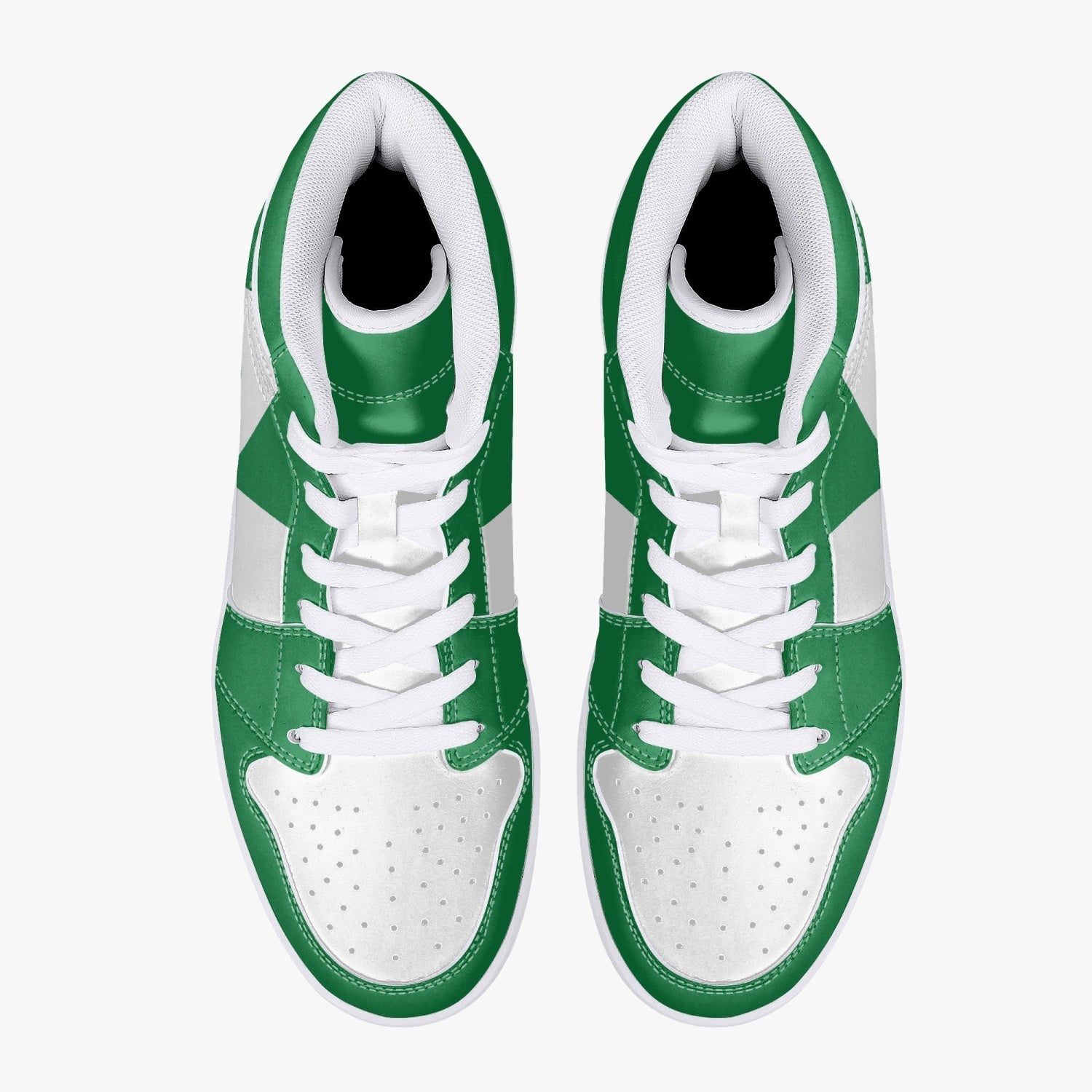 Power Rangers Green Mid 1 Basketball Shoes