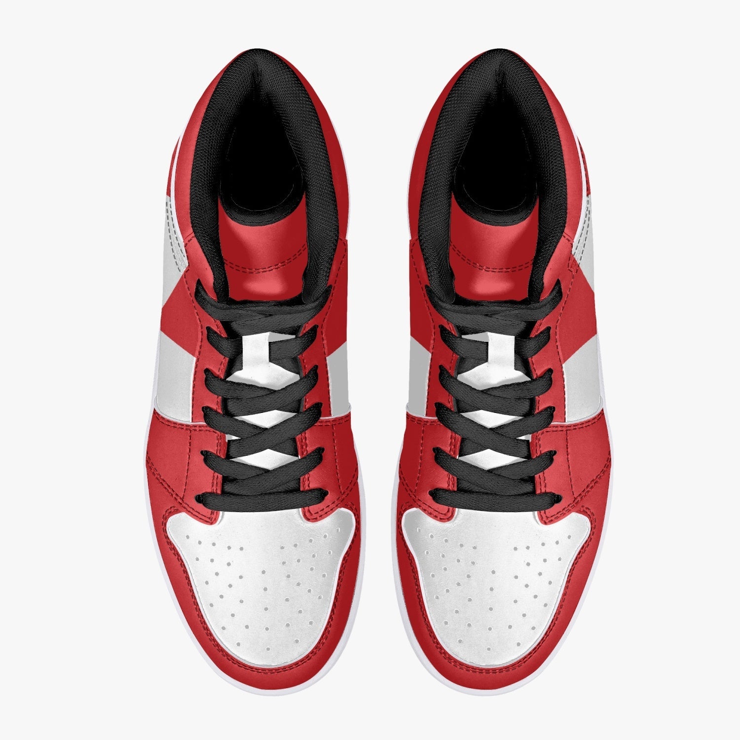 Power Rangers Red Mid 1 Basketball Shoes