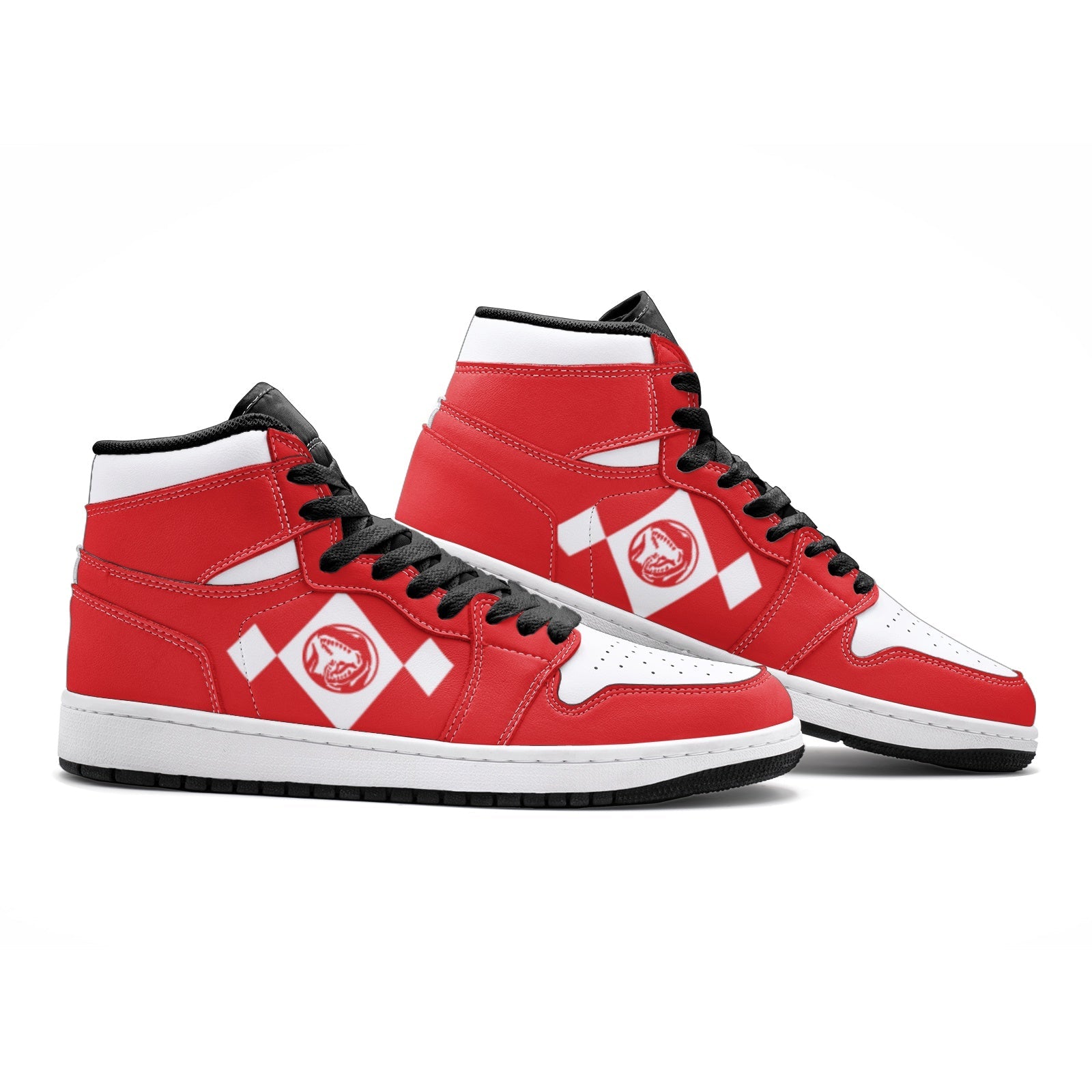Power Rangers Red V2 Mid 1 Basketball Shoes
