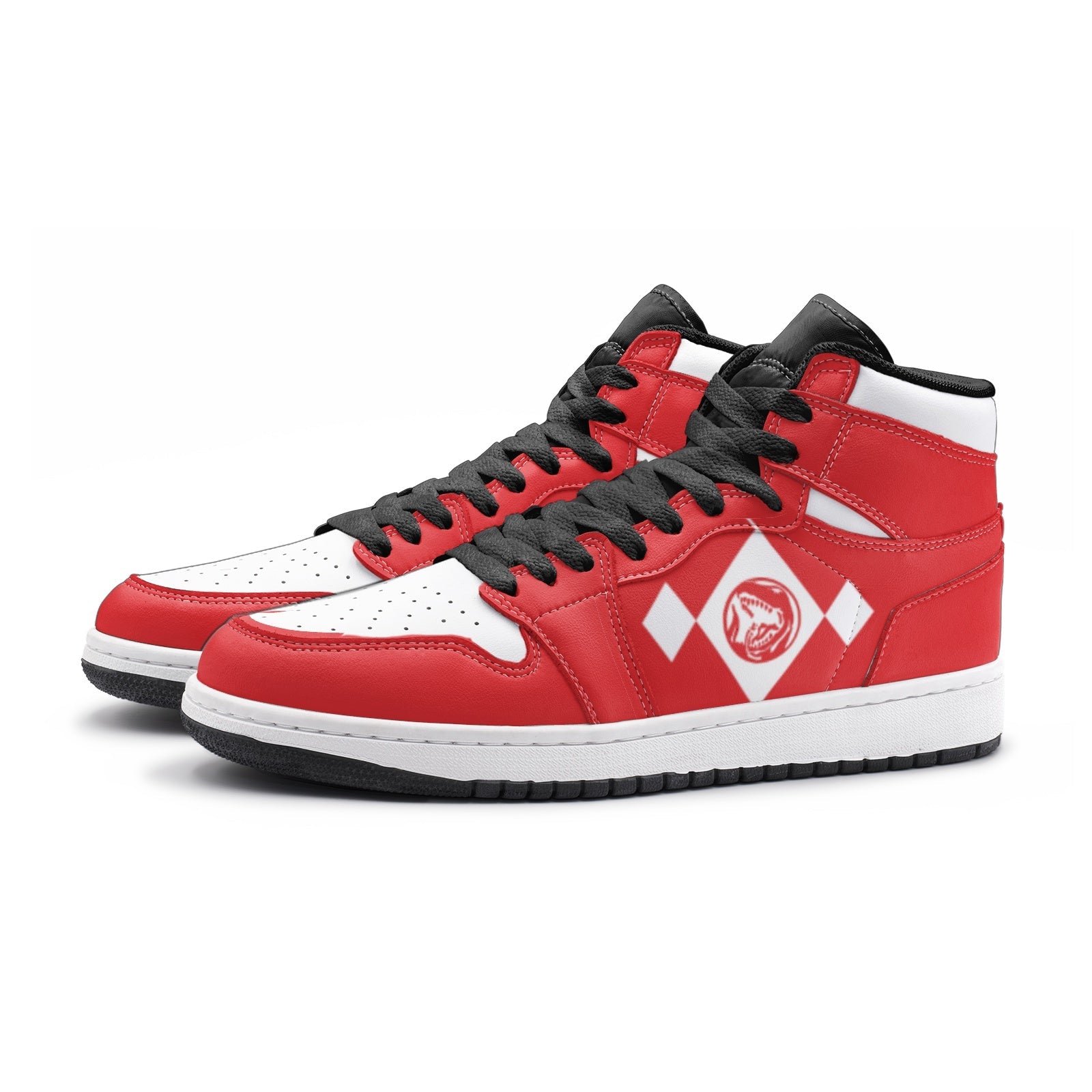 Power Rangers Red V2 Mid 1 Basketball Shoes