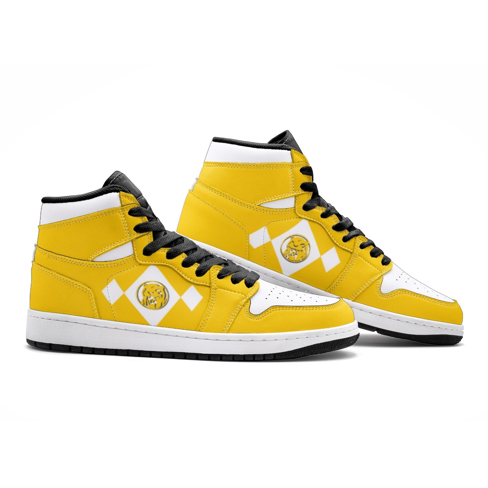 Power Rangers Yellow V2 Mid 1 Basketball Shoes