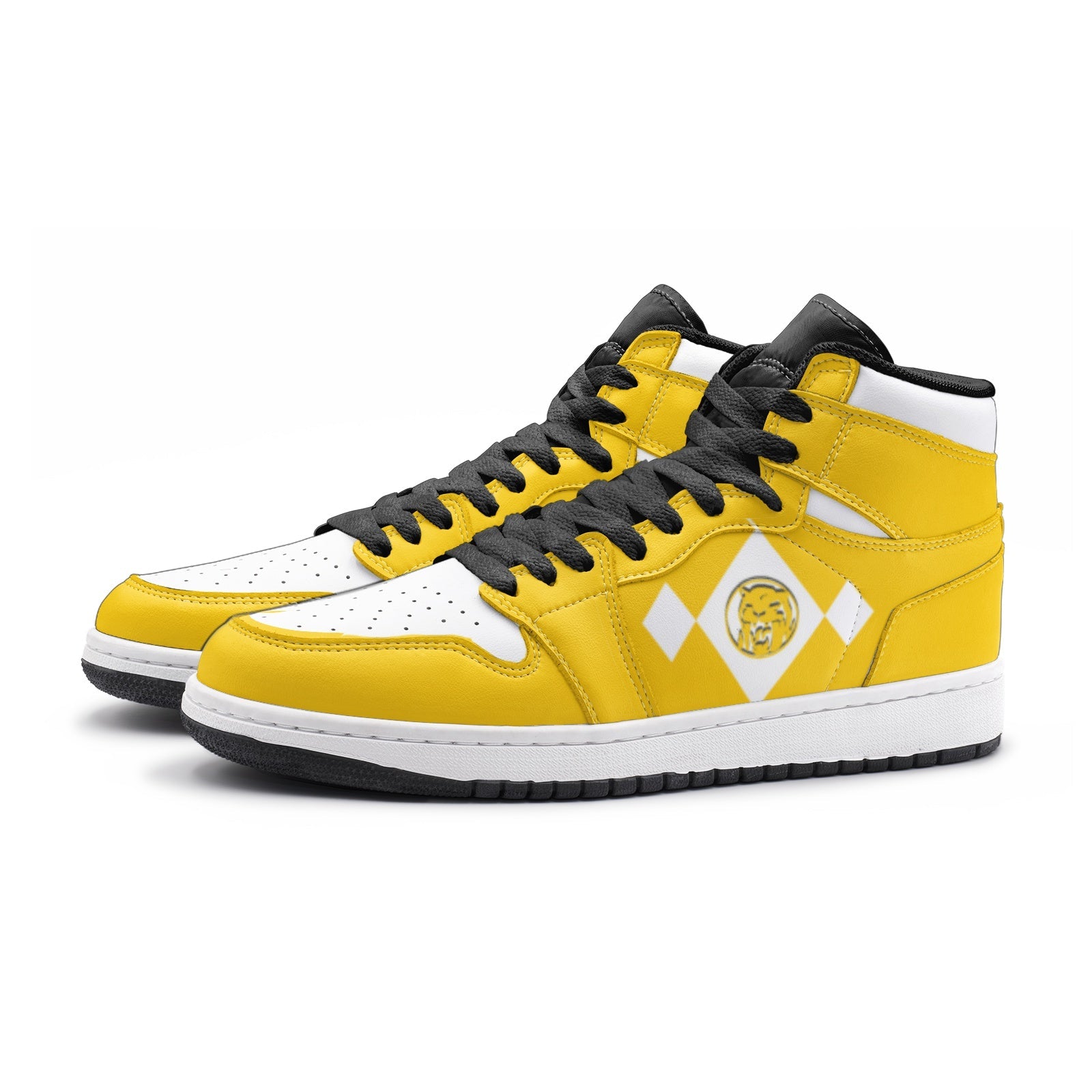 Power Rangers Yellow V2 Mid 1 Basketball Shoes
