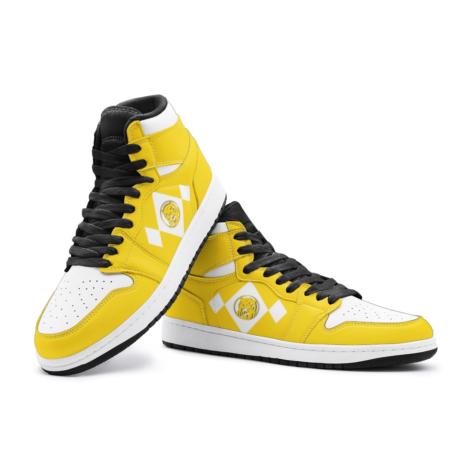 Power Rangers Yellow V2 Mid 1 Basketball Shoes